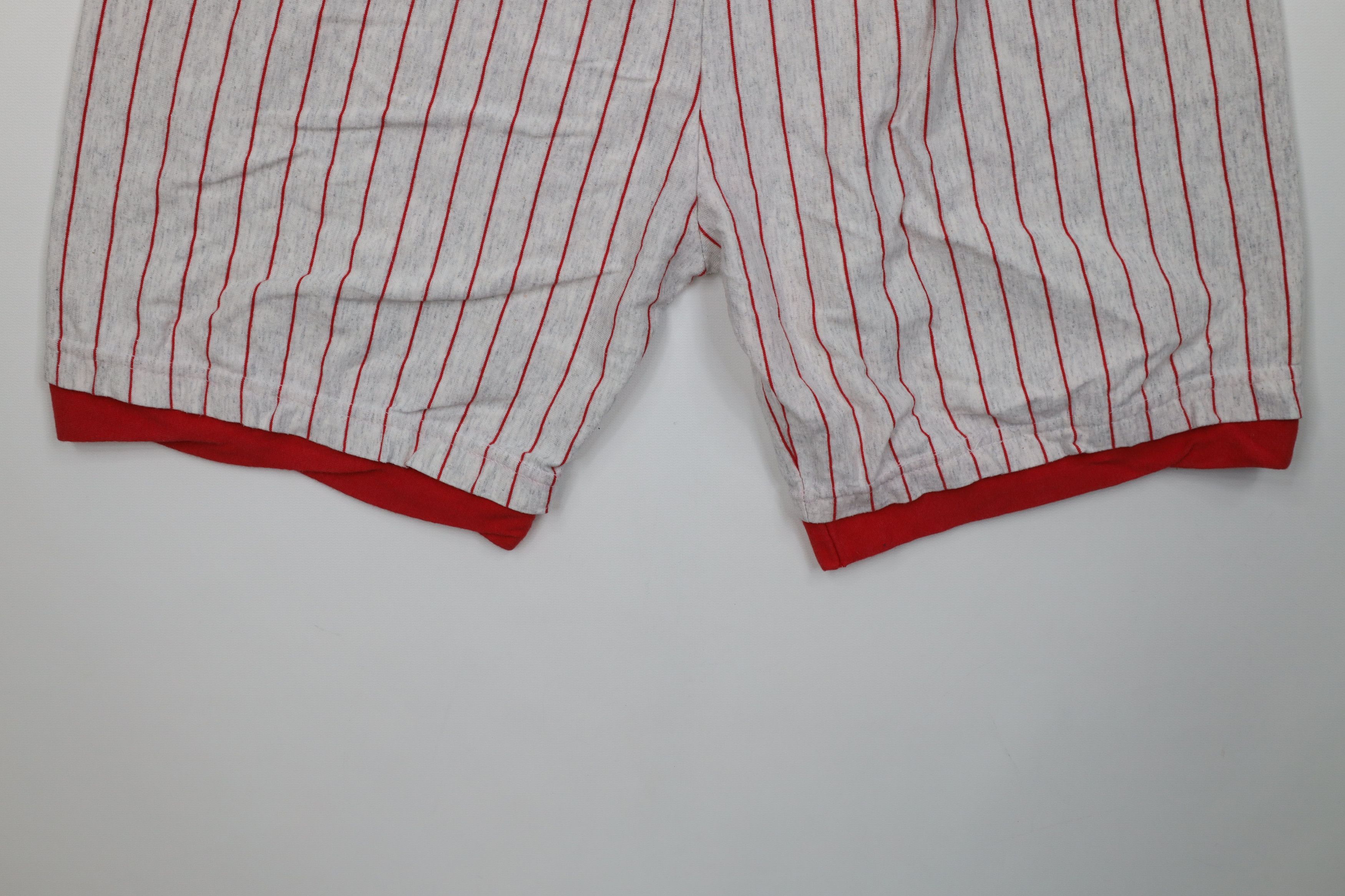 Vintage Vintage 90s Streetwear Layered Pinstriped Shorts Cotton USA Size US 32 / EU 48 - 13 Thumbnail