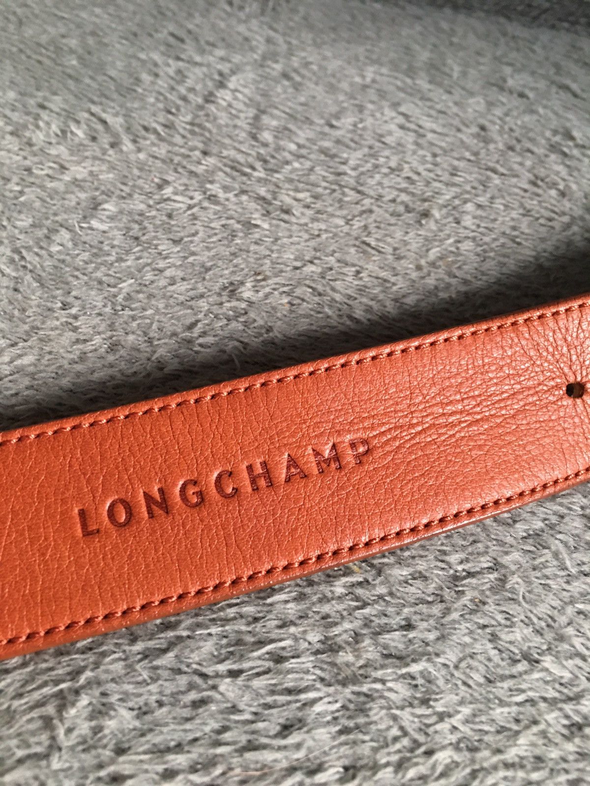 Longchamp Longchamp Leather France Mens Belt Light Brown Size ONE SIZE - 8 Thumbnail