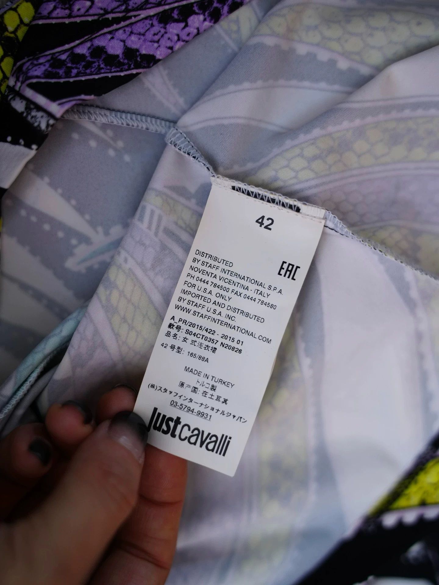 Just Cavalli Just Cavalli Vintage Printed Stretch Dress it42/M Mint Size M / US 6-8 / IT 42-44 - 8 Thumbnail
