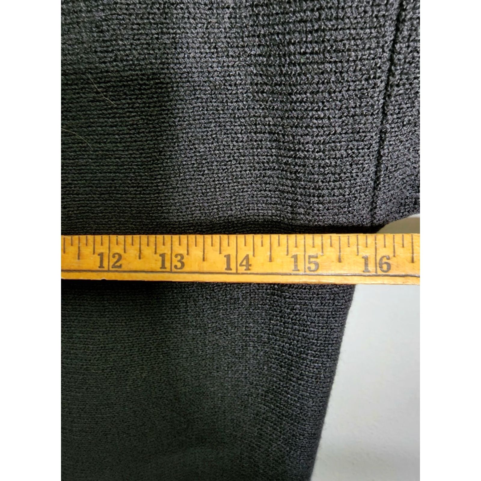 Vintage VINTAGE Laura by Alyzia M Pullover Knit Sweater Black White David Rose Style Sweater Womens M Black 1980s Full Set Clothing Size M / US 6-8 / IT 42-44 - 3 Thumbnail