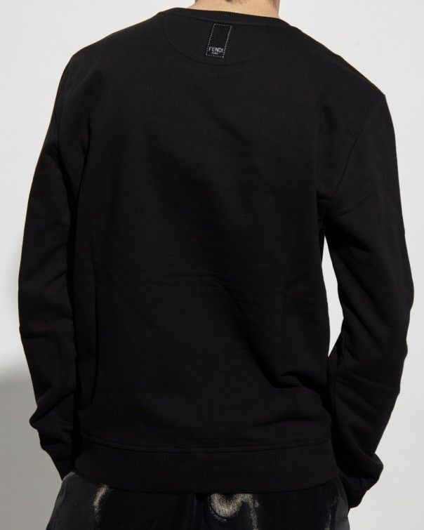 Fendi Fendi FY1132 Logo Patch Sweatshirt Crewneck Size US M / EU 48-50 / 2 - 12 Thumbnail