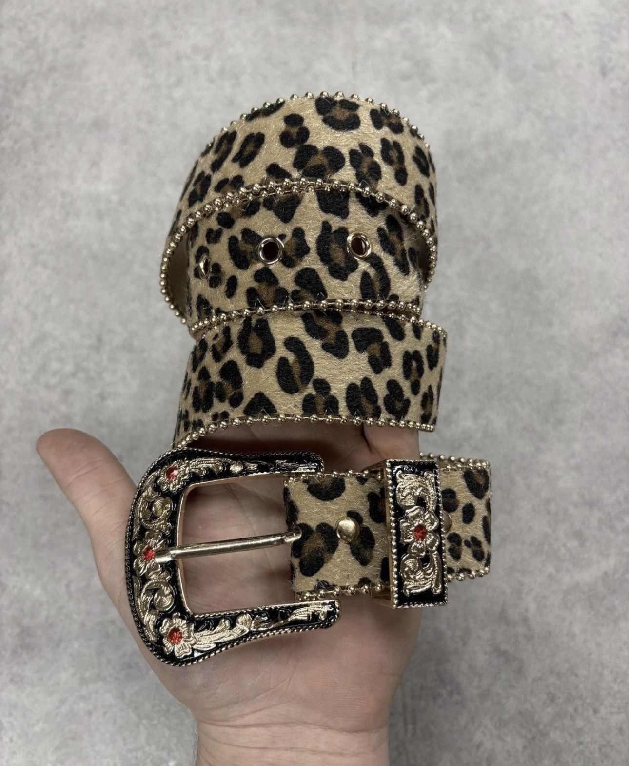 Other Cheetah leopard print belt 102 cm Size 28 - 1 Thumbnail