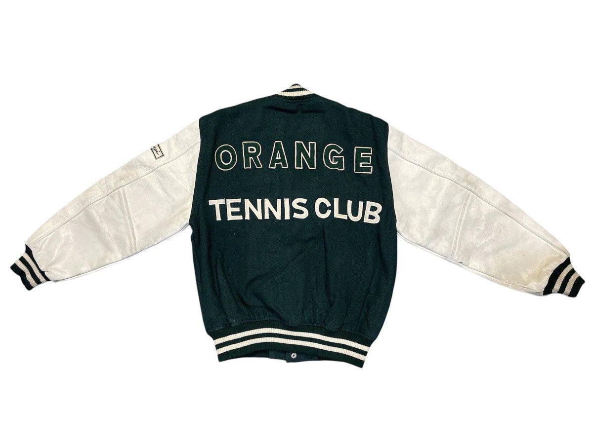 Matsuda Orange Tennis Club Wool Varsity Jacket Size US M / EU 48-50 / 2 - 2 Thumbnail