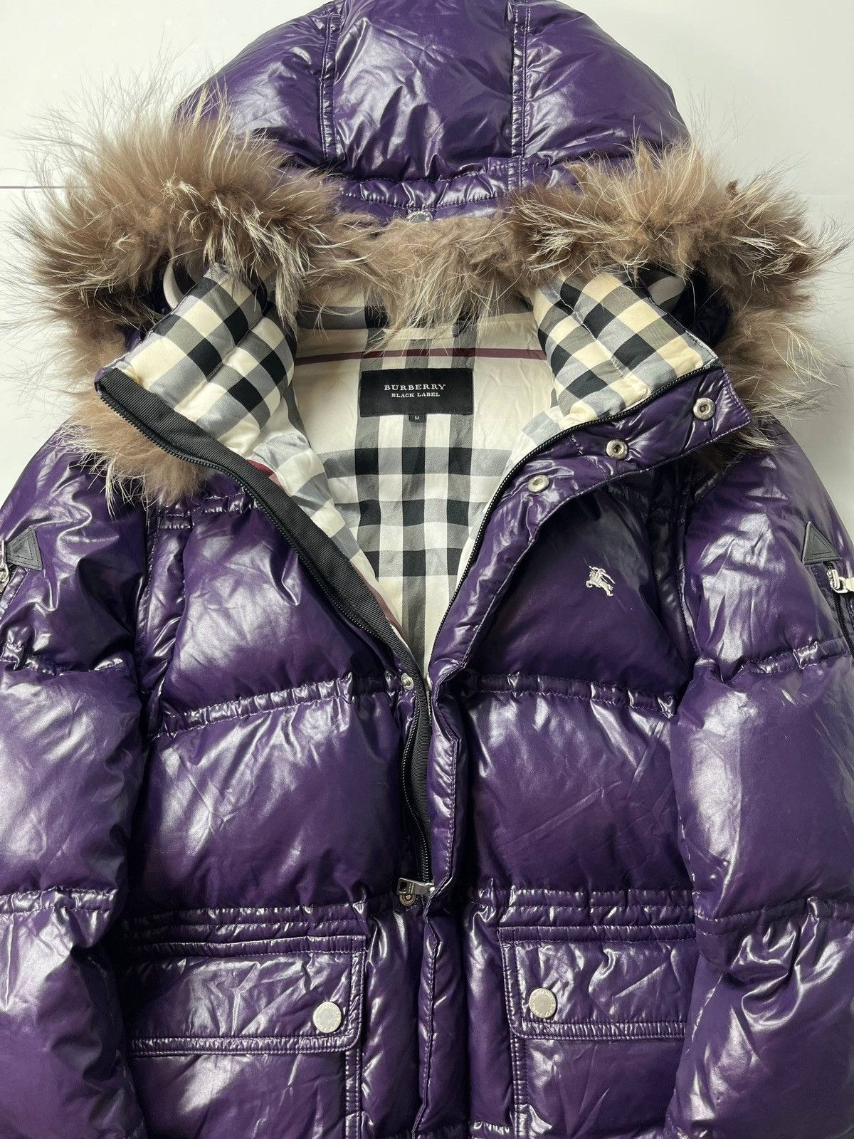 Burberry 00’ Japanese Burberry fur puffer jacket Size US S / EU 44-46 / 1 - 2 Thumbnail