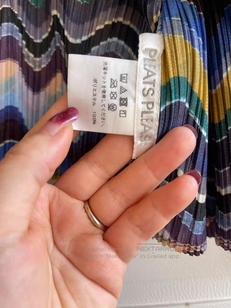Issey Miyake Issey Miyake Vintage Rainbow Striped Coat Size L / US 10 / IT 46 - 2 Thumbnail