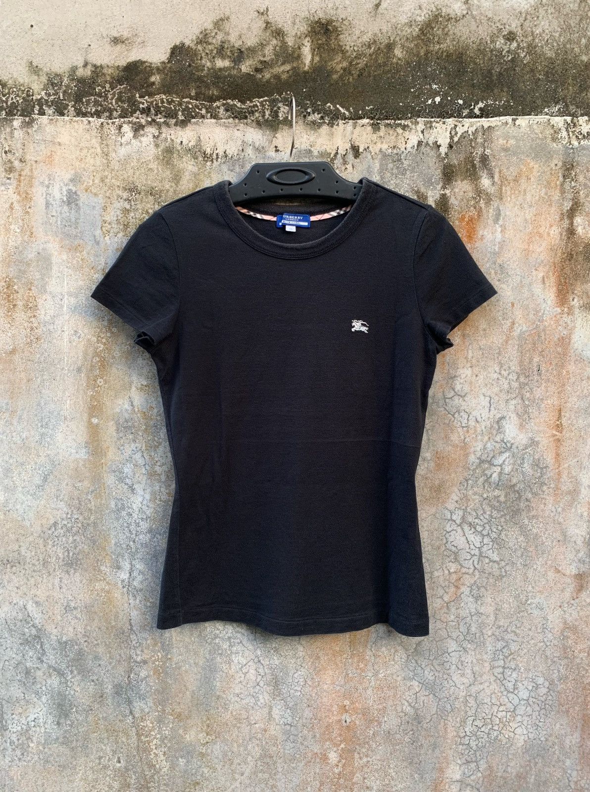 Burberry × Japanese Brand × Vintage Burberry London Blue Label Top Tee Black Size M / US 6-8 / IT 42-44 - 1 Thumbnail