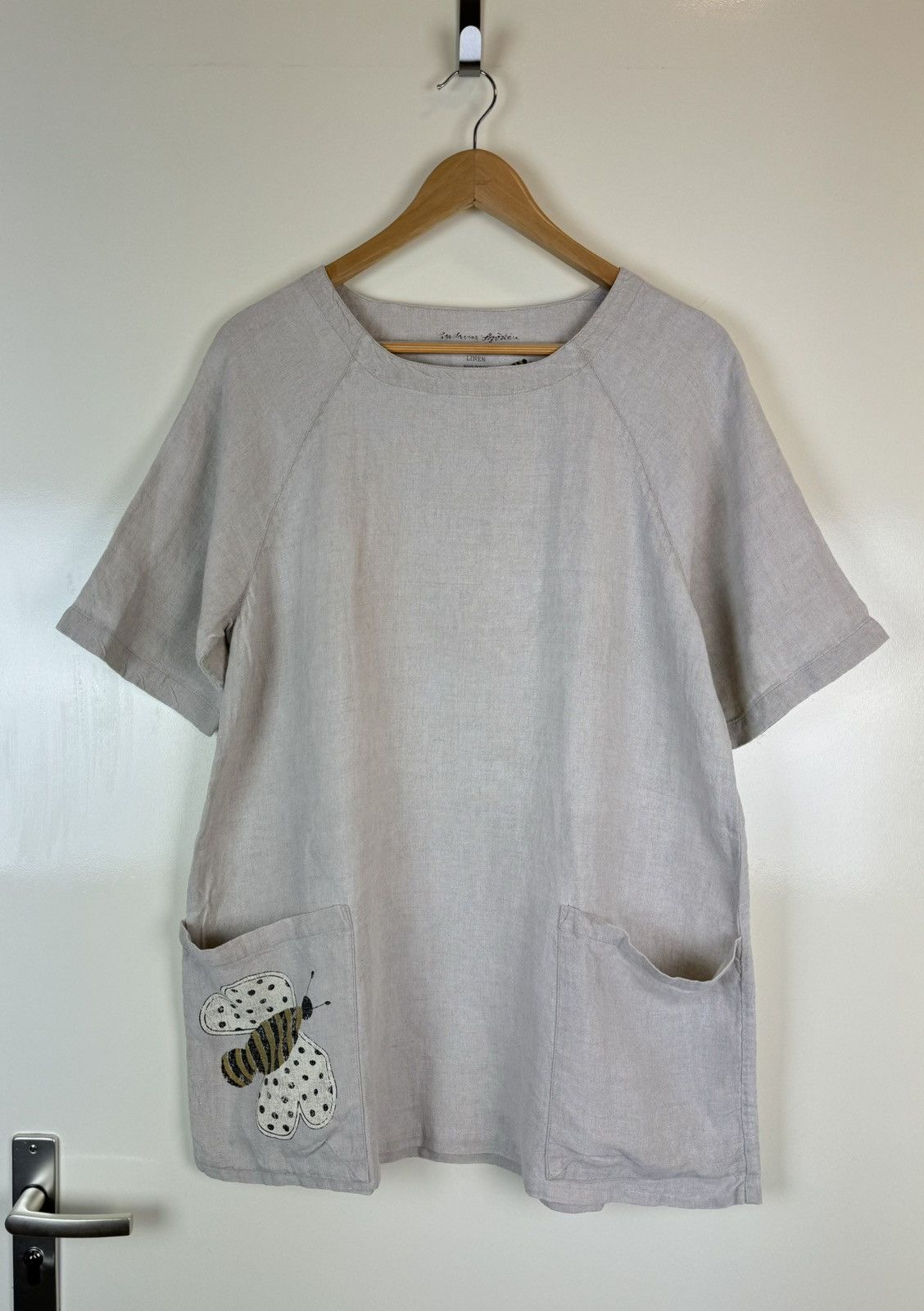 Rundholz Gudrun sjoden linen tunic shirt dress oversized beige S Size XS / US 0-2 / IT 36-38 - 1 Thumbnail