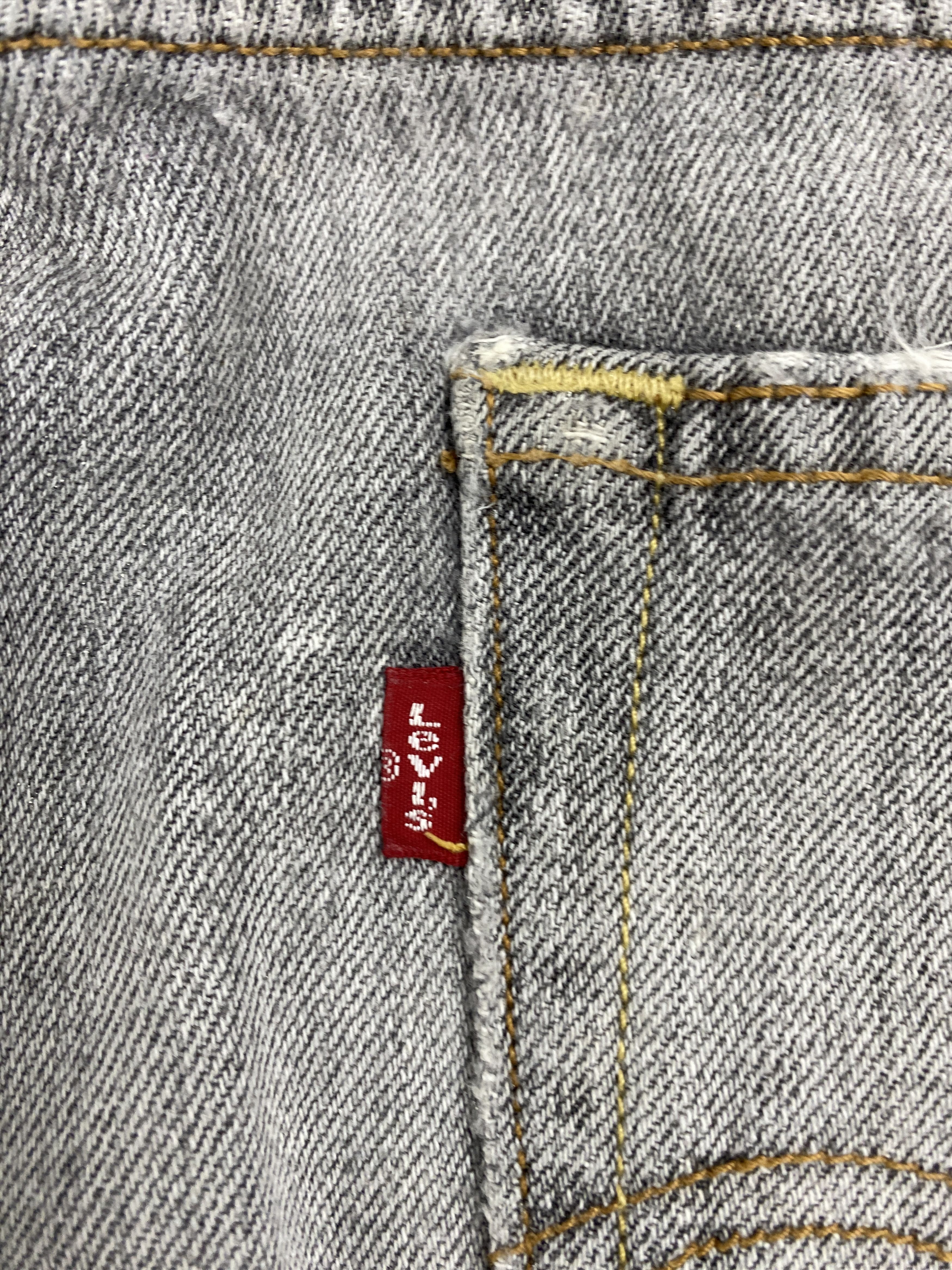Levi's × Vintage Vintage Levi's 527 Bootcut Faded Black Denim Jeans Size US 35 - 6 Thumbnail