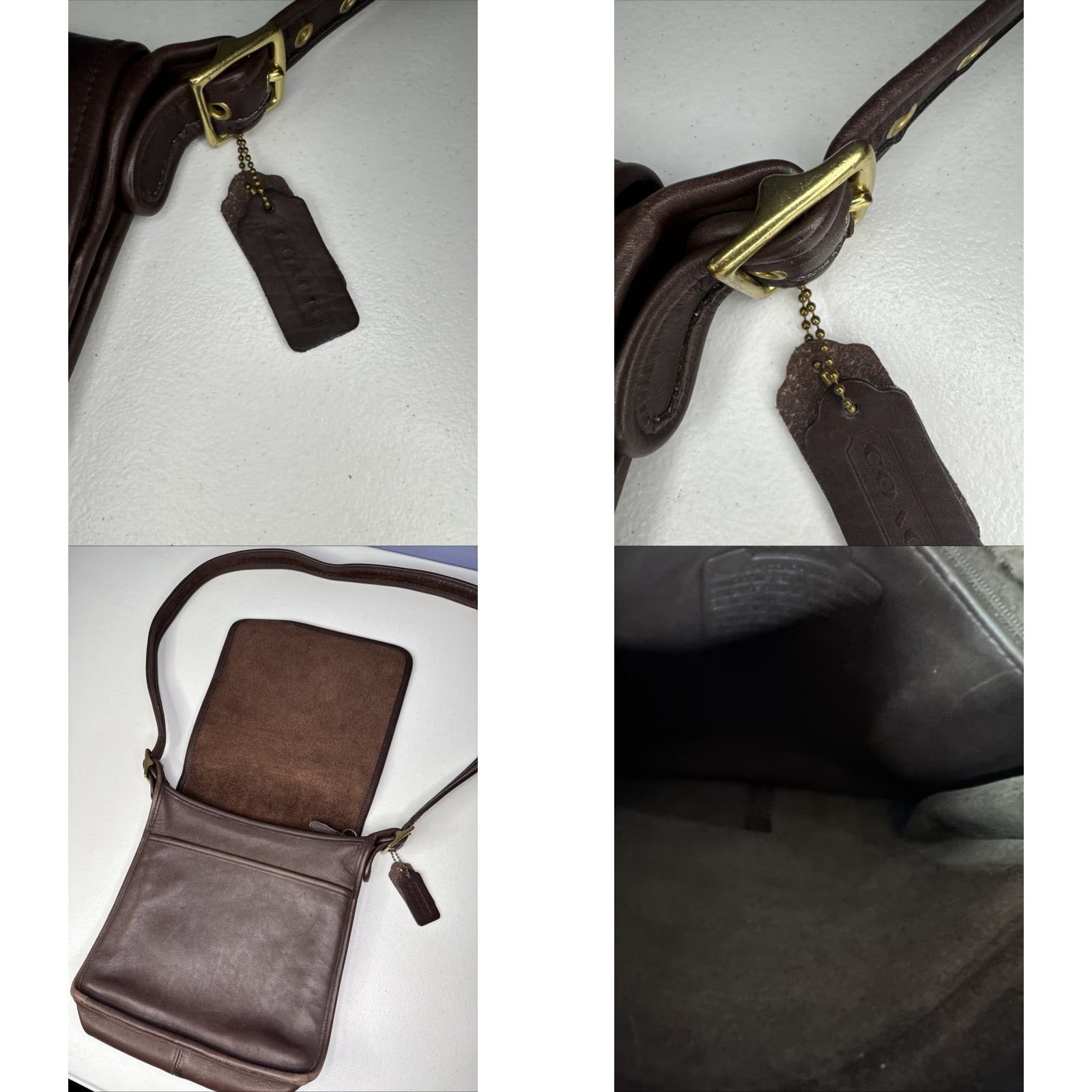 Coach VINTAGE Coach Legacy Crossbody Leather Messenger Bag Brown Size ONE SIZE - 8 Thumbnail