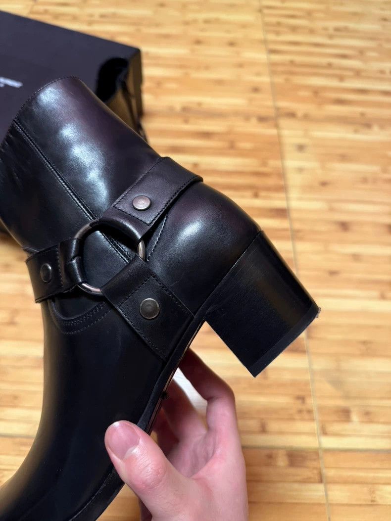 Yves Saint Laurent Saint Laurent 16 FW 6 cm Hoop Chelsea Boots 2502-Nextarrow Size US 7 / EU 40 - 3 Thumbnail