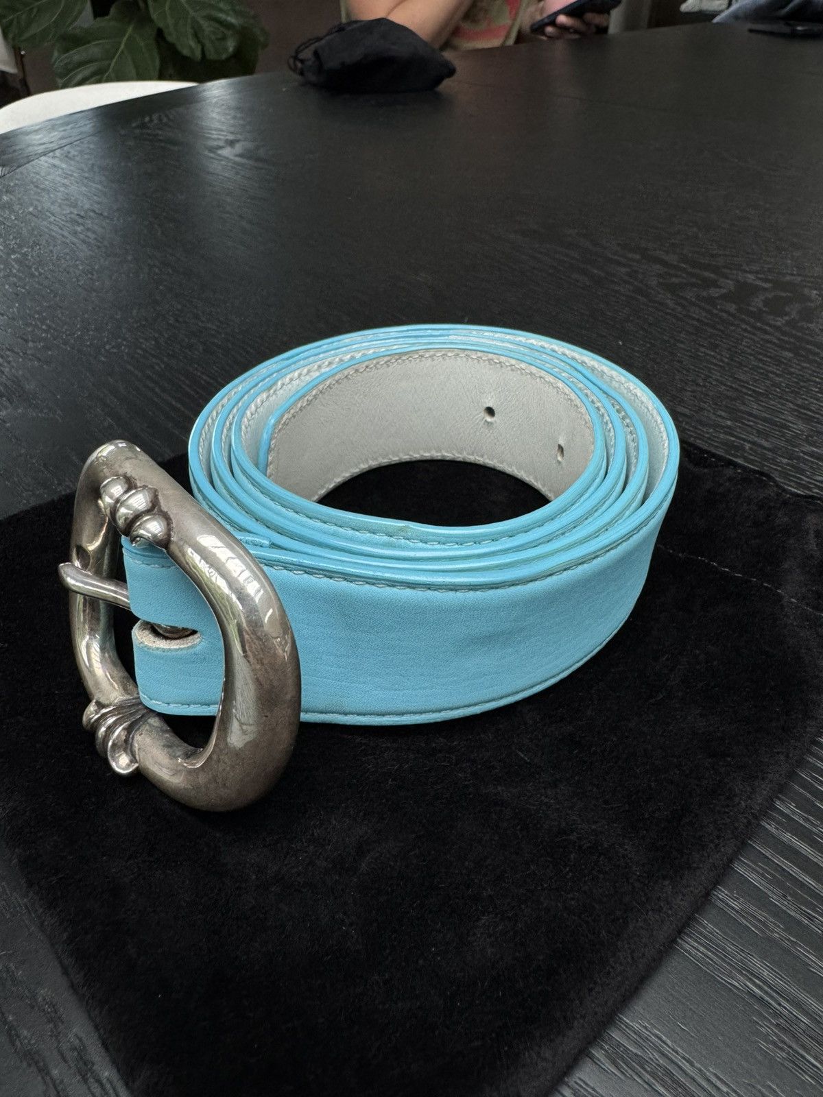 Chrome Hearts Chrome Hearts Cyan Gunslinger Belt Size 38 - 2 Thumbnail