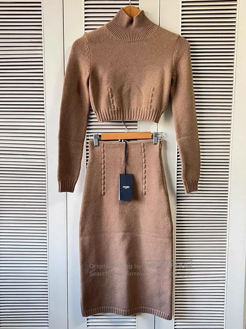 Fendi Fendi Cashmere Set Size XXS / US 00 / IT 34 - 1 Thumbnail