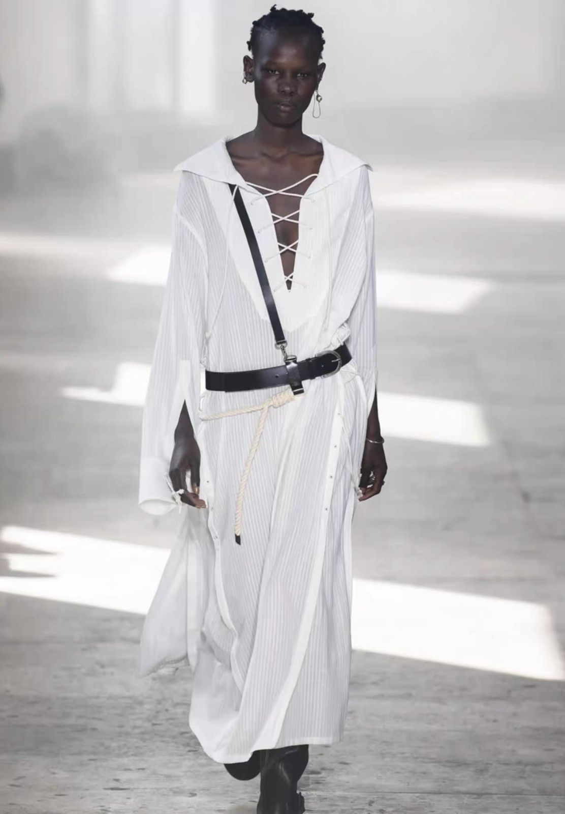 Ann Demeulemeester Ann demeulemeester runway new leather belts Size ONE SIZE - 1 Thumbnail