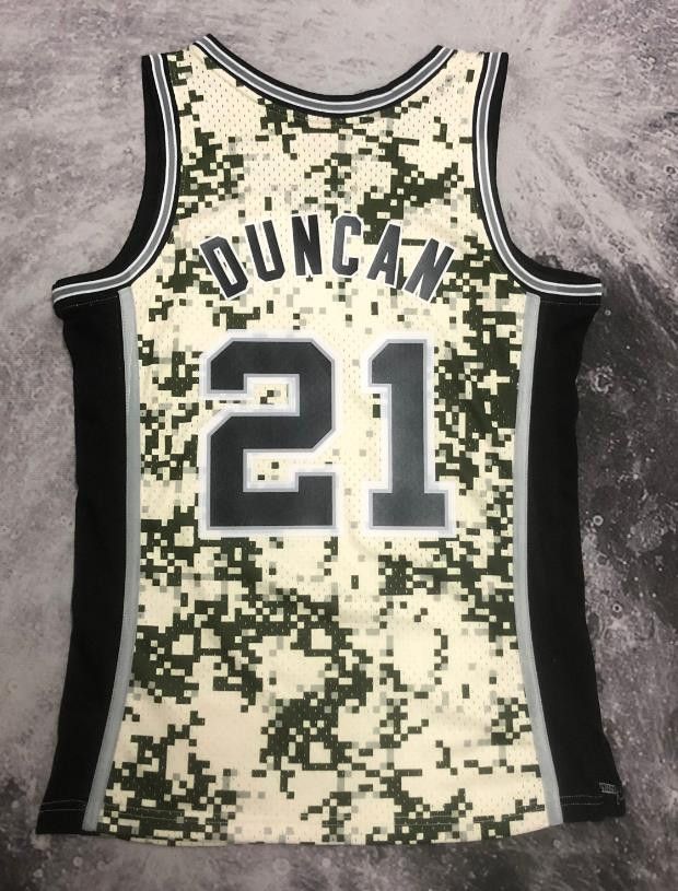 NBA Tim Duncan Jersey 21 San Antonio Spurs Jersey Size US M / EU 48-50 / 2 - 2 Thumbnail