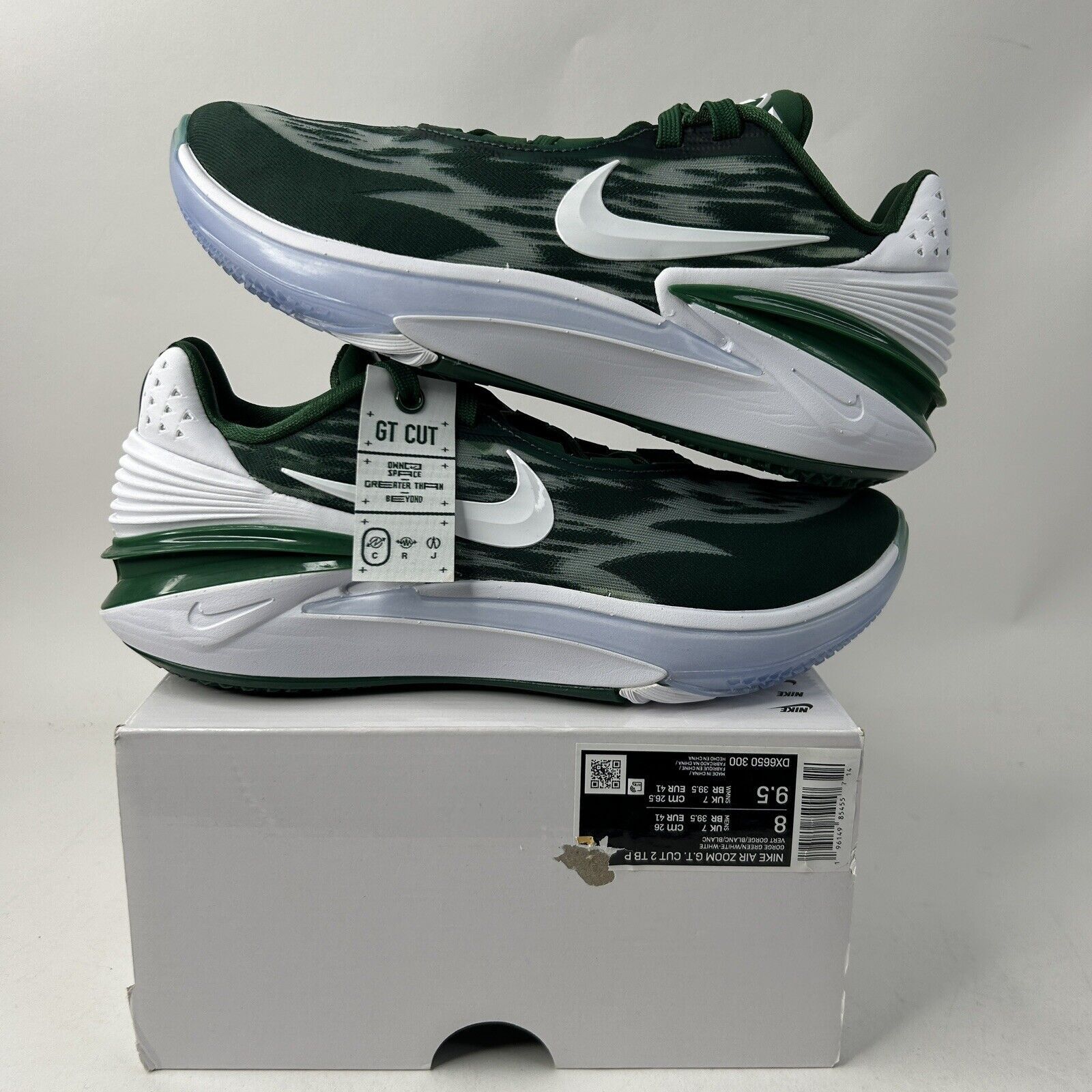 Nike Nike Zoom GT Cut 2 TB Promo “Gorge Green White” 2024 Size US 8 / EU 41 - 1 Thumbnail
