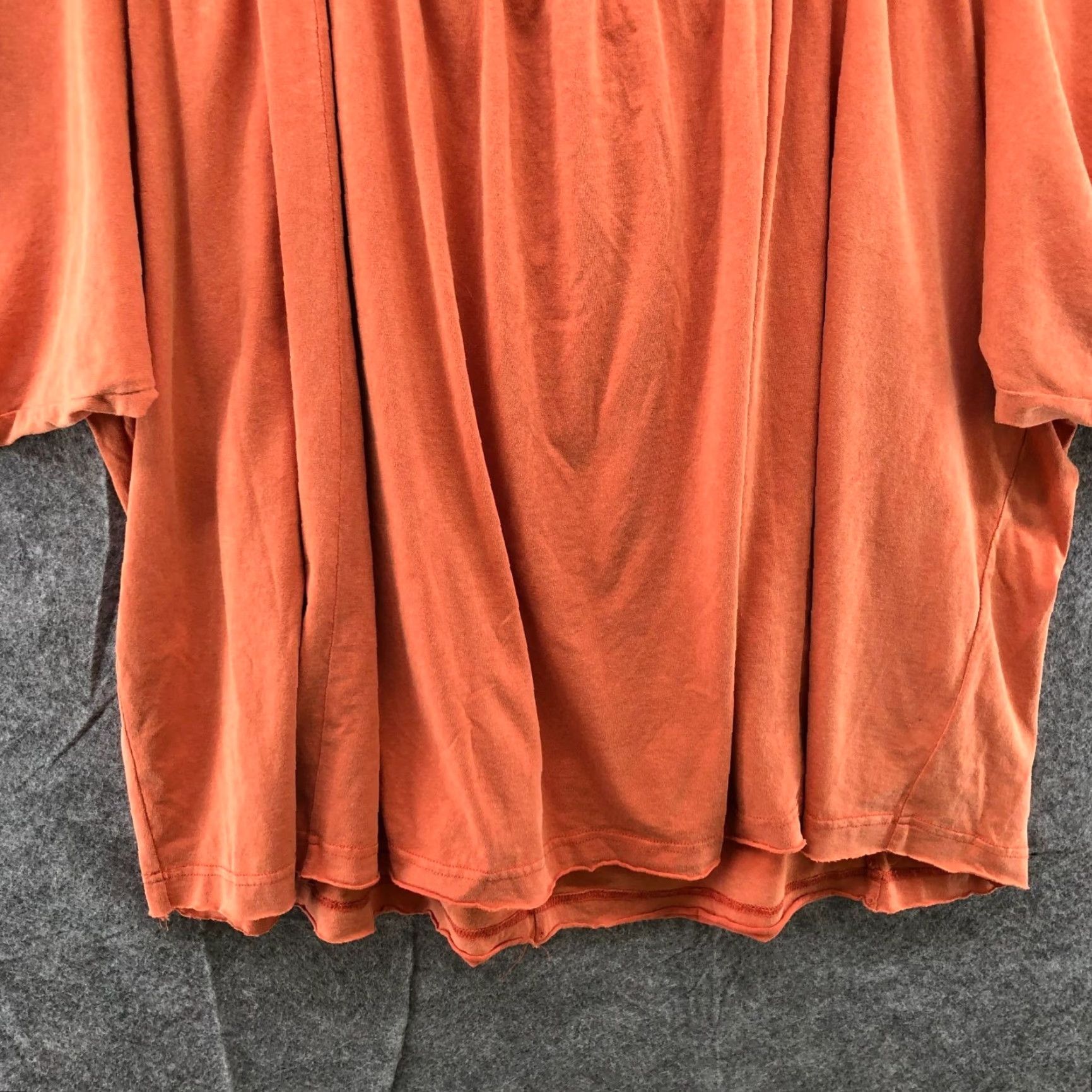 Vintage VINTAGE Oddy Boho Cotton Blouse Womens 1X Short Sleeve Square Neck Tie Back Plus Size Bohemian Size XL / US 12-14 / IT 48-50 - 4 Thumbnail