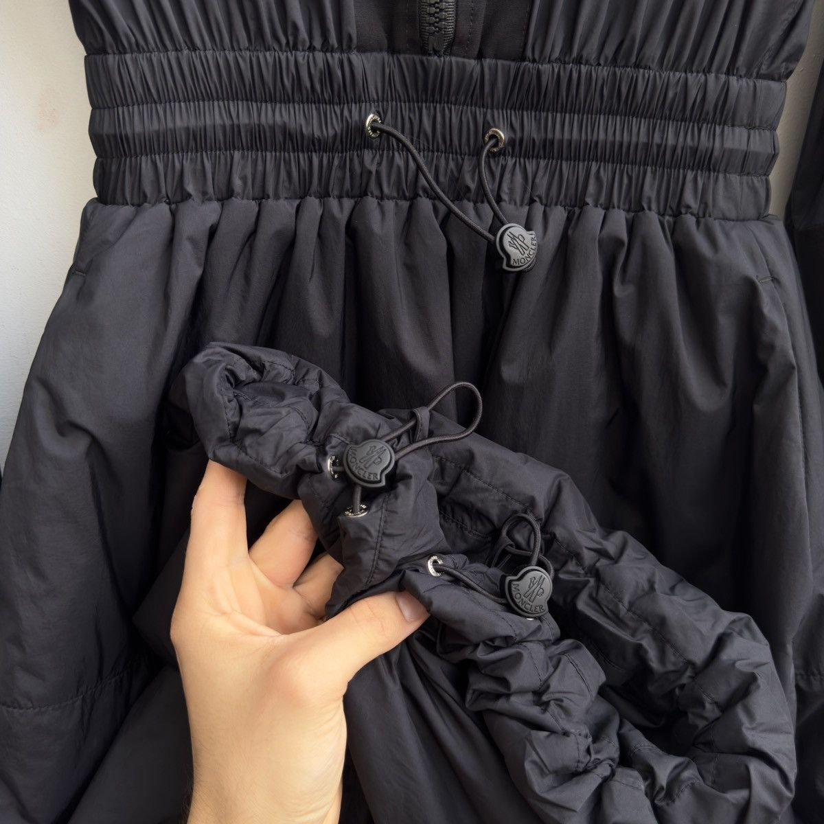 Moncler Moncler Nylon Hybrid Dress In Black Size XS / US 0-2 / IT 36-38 - 14 Thumbnail