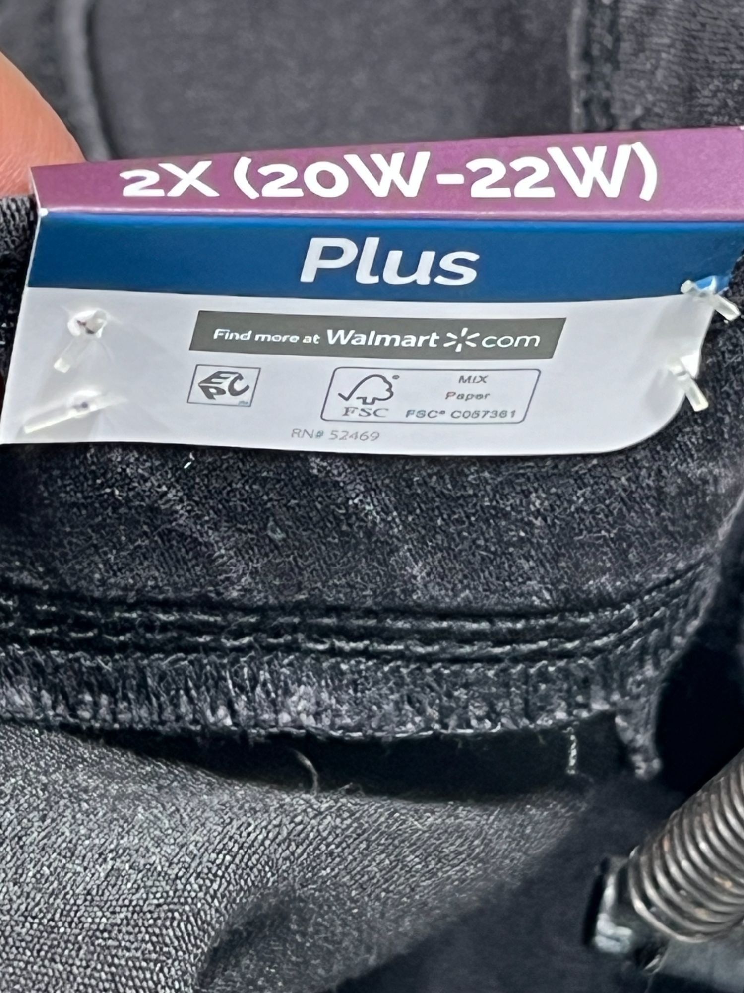 Other Terra & Sky-Women's Plus Size Pull On Legging Jeans 28" Inse Size 42" / US 20 - 13 Thumbnail