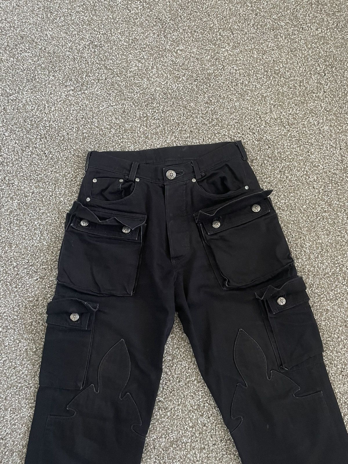 Chrome Hearts Chrome Hearts 9 Pocket Le Fleur Cargo Pants Size US 28 / EU 44 - 5 Thumbnail