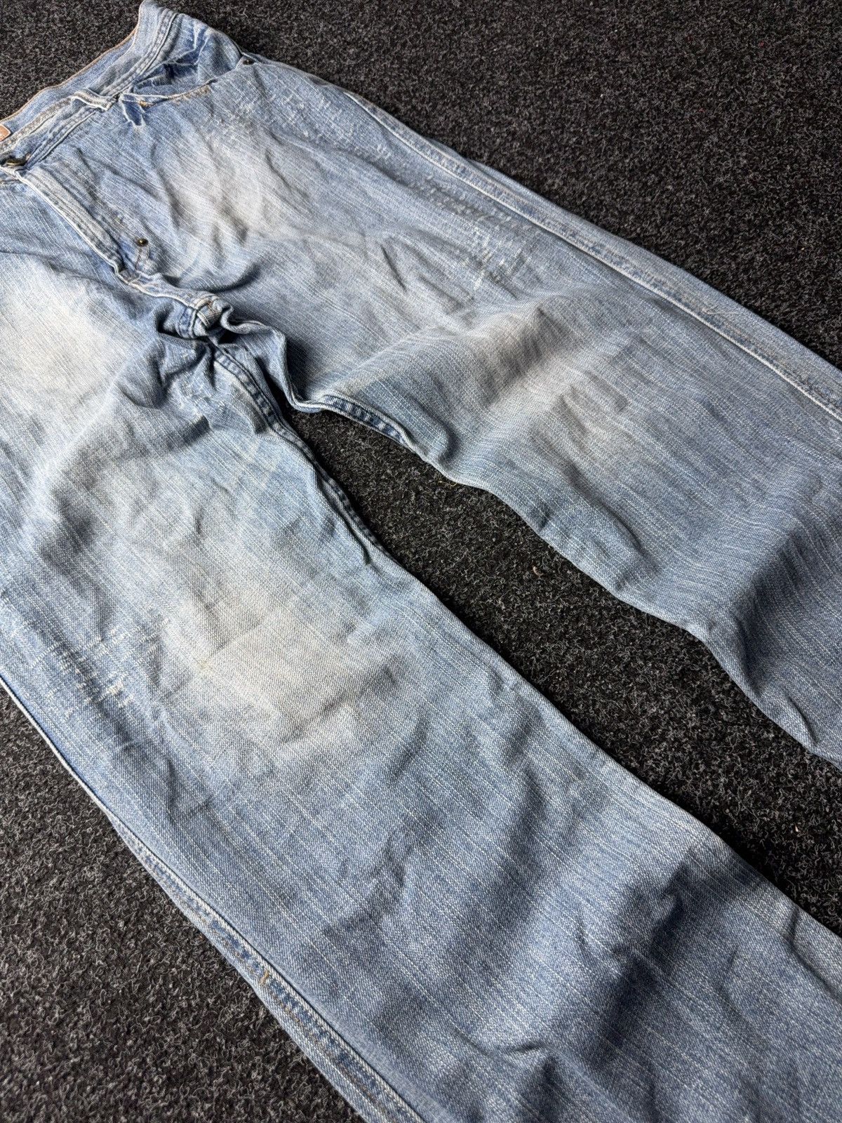 No Fear Vintage 90s No Fear Retro Y2K Baggy Denim pants jeans Size US 37 - 3 Thumbnail