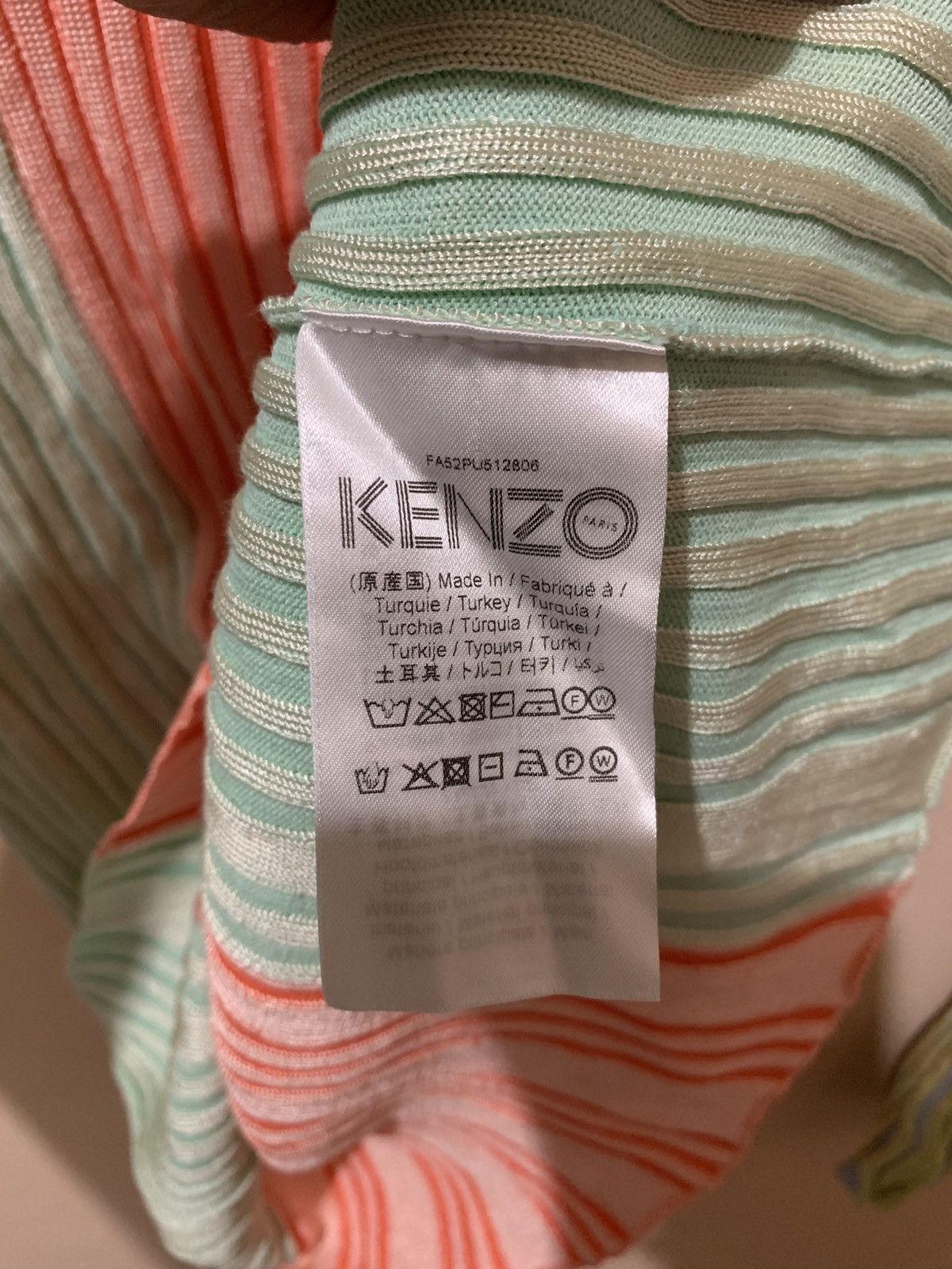 Kenzo Kenzo - Color Block - Ribbed Bell Sleeve - Sweater Size XS / US 0-2 / IT 36-38 - 13 Thumbnail