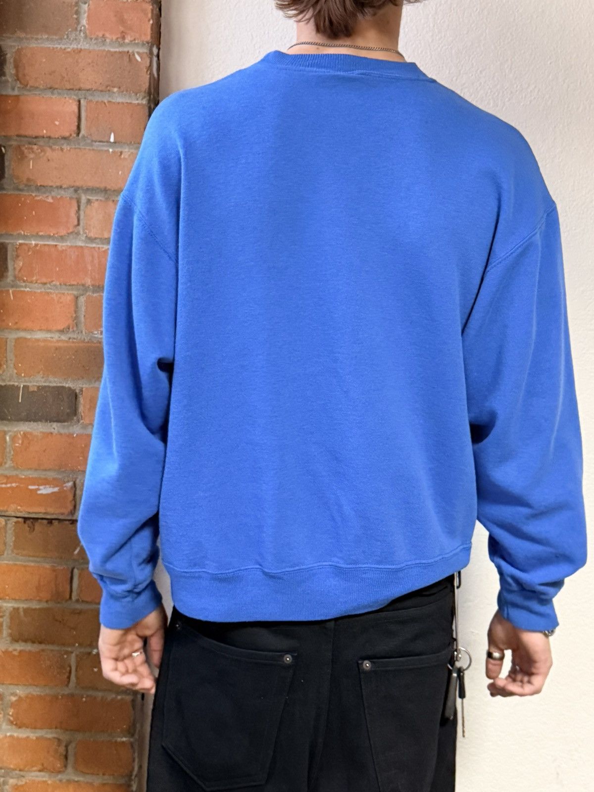 Vintage Vintage blue patriots crewneck Size US M / EU 48-50 / 2 - 3 Thumbnail
