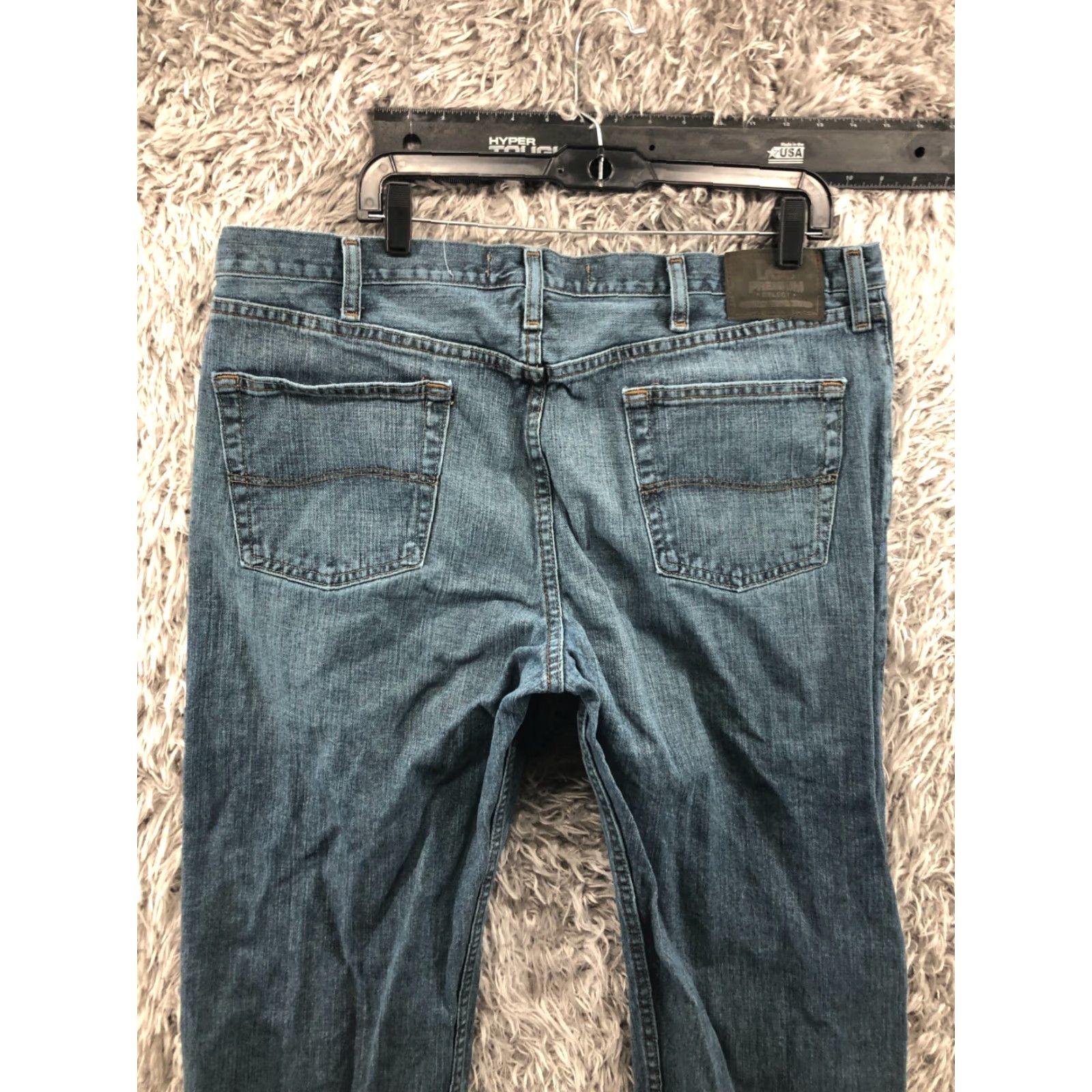 Lee Lee Jeans Straight 40x30 Mens Regular Regular Waist Blue Mid Rise 5-Pocket Denim Vintage No N/A Size US 40 / EU 56 - 7 Thumbnail