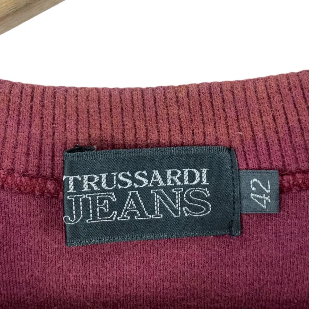 Trussardi Vintage TRUSSARDI JEANS ITALY Embroidered Sweatshirt Size US XL / EU 56 / 4 - 8 Thumbnail