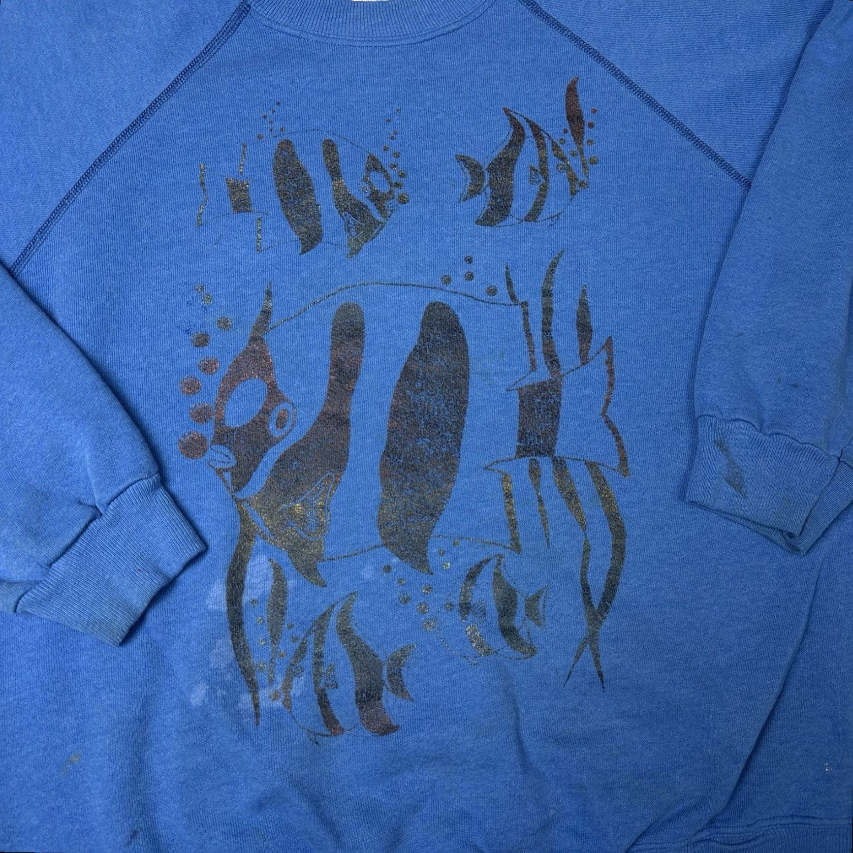 Hanes Vintage 80s Fish Graphic Sweatshirt Hanes Adult Large Blue Angel User: Vintage 80s Fish Graphic Sweatshirt Hanes Adult Large Blue Angel Size US L / EU 52-54 / 3 - 2 Thumbnail