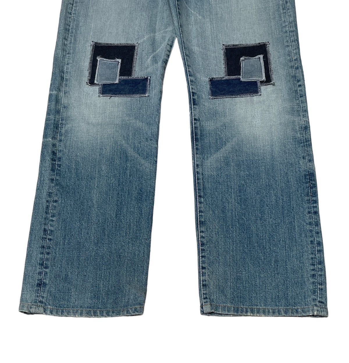 Spellbound Vintage Japanese Brand Spellbound Patchwork Jeans 1990s Size US 31 - 5 Thumbnail