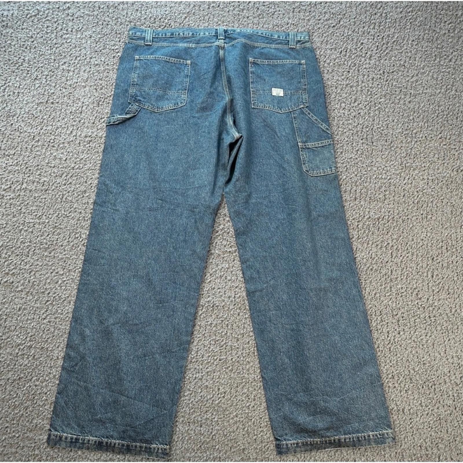 Other Signature Levi Strauss Gold Carpenter Jeans Mens 46x34 Blue Size US 44 / EU 60 - 2 Thumbnail