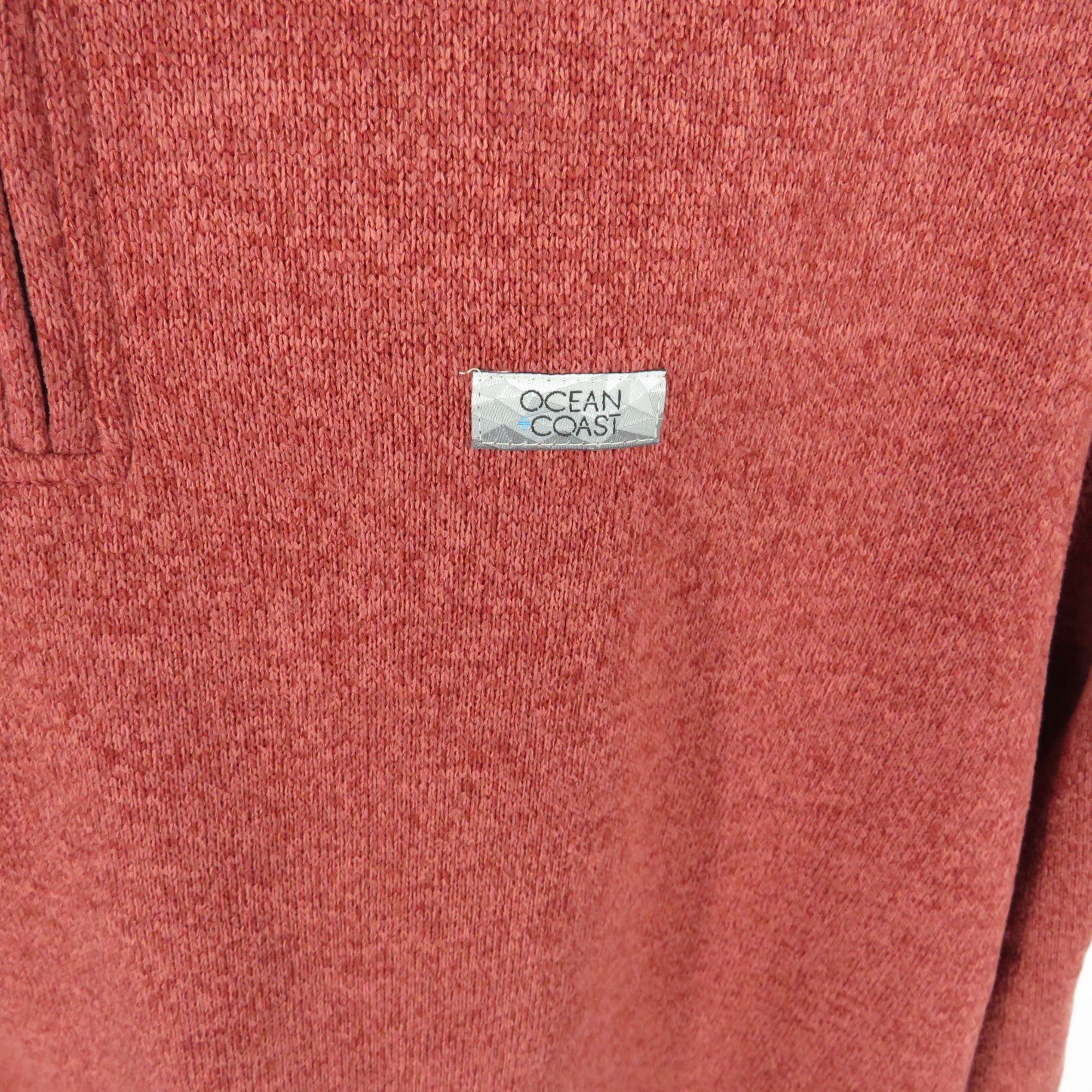 Other Ocean Coast Big & Tall Camper Red Quarter Zip Pullover Sweat Size US L / EU 52-54 / 3 - 4 Thumbnail