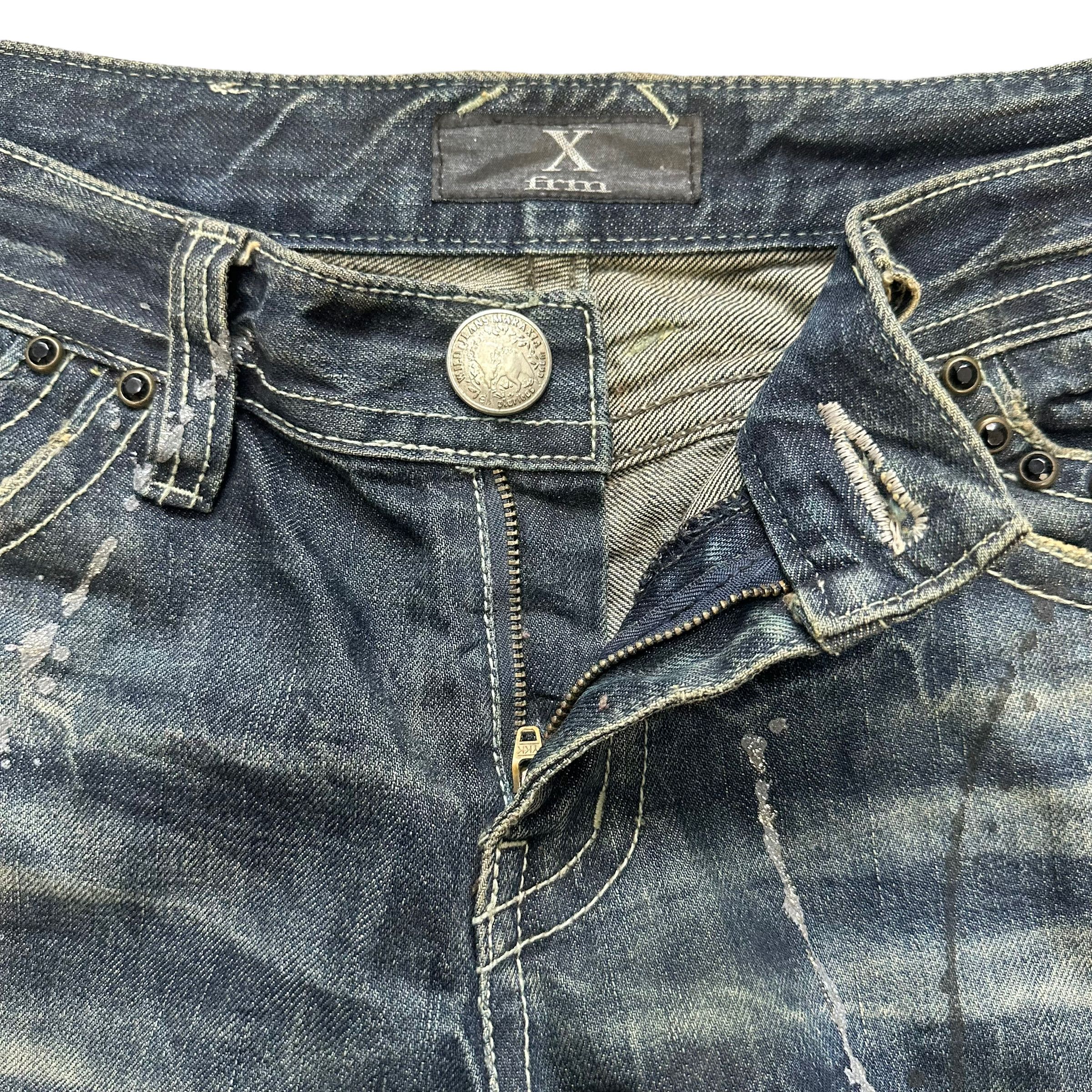 Japanese Brand Xfrm WILD JEANS #8514-012 Size 31" - 6 Thumbnail