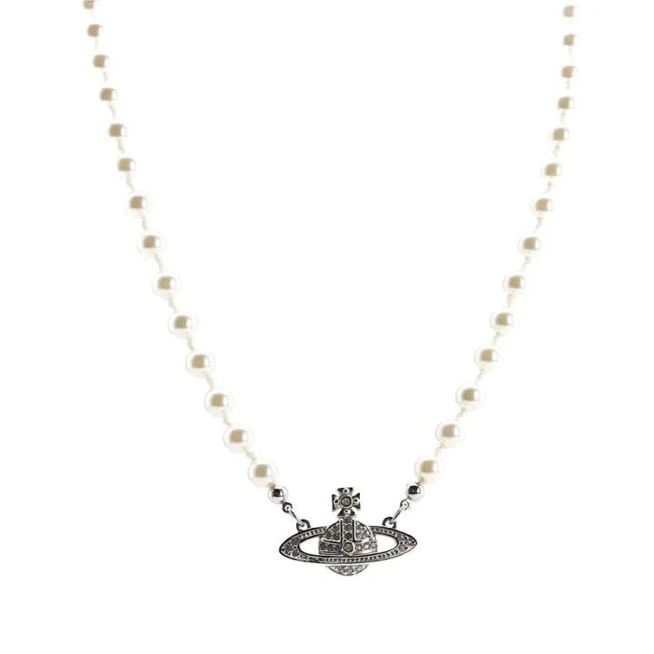 Vivienne Westwood Vivienne Westwood Mini Bas Relief Choker Necklace 0079 Size ONE SIZE - 1 Thumbnail