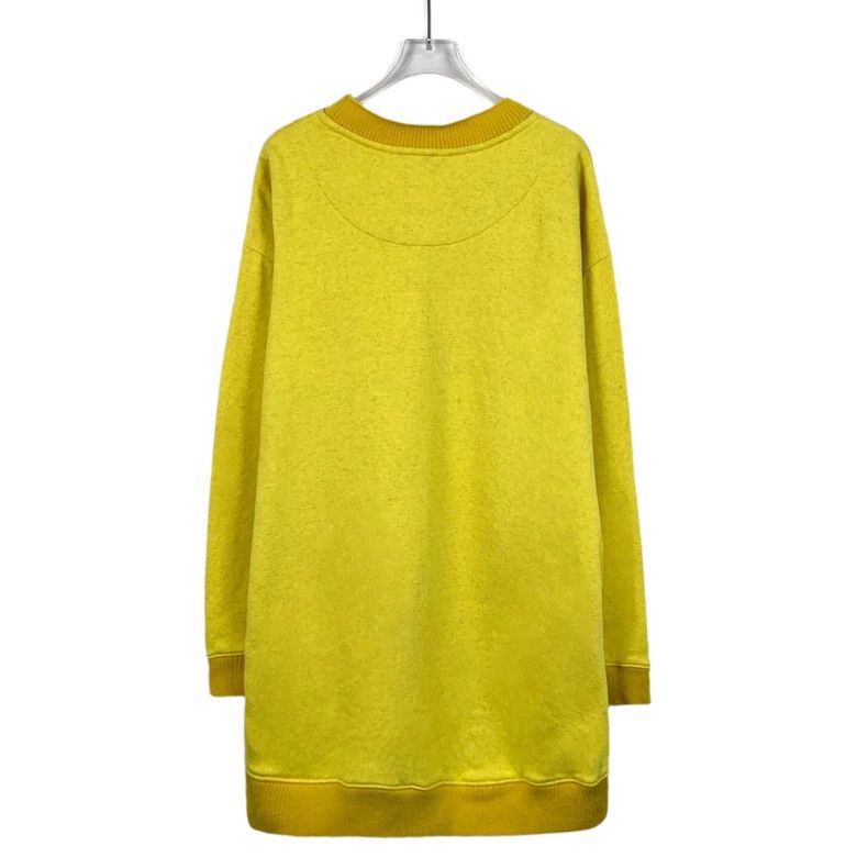 Loewe Loewe Yellow logo embroidered cotton round neck long sleev Size S / US 4 / IT 40 - 2 Thumbnail