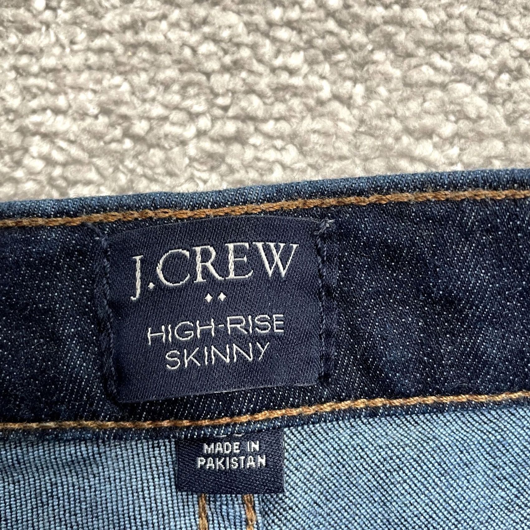 J.Crew J.Crew Jeans Skinny Dark Wash 26x26 High-Rise Women’s Regular 5-Pocket Denim Blue Size 26" / US 2 / IT 38 - 6 Thumbnail