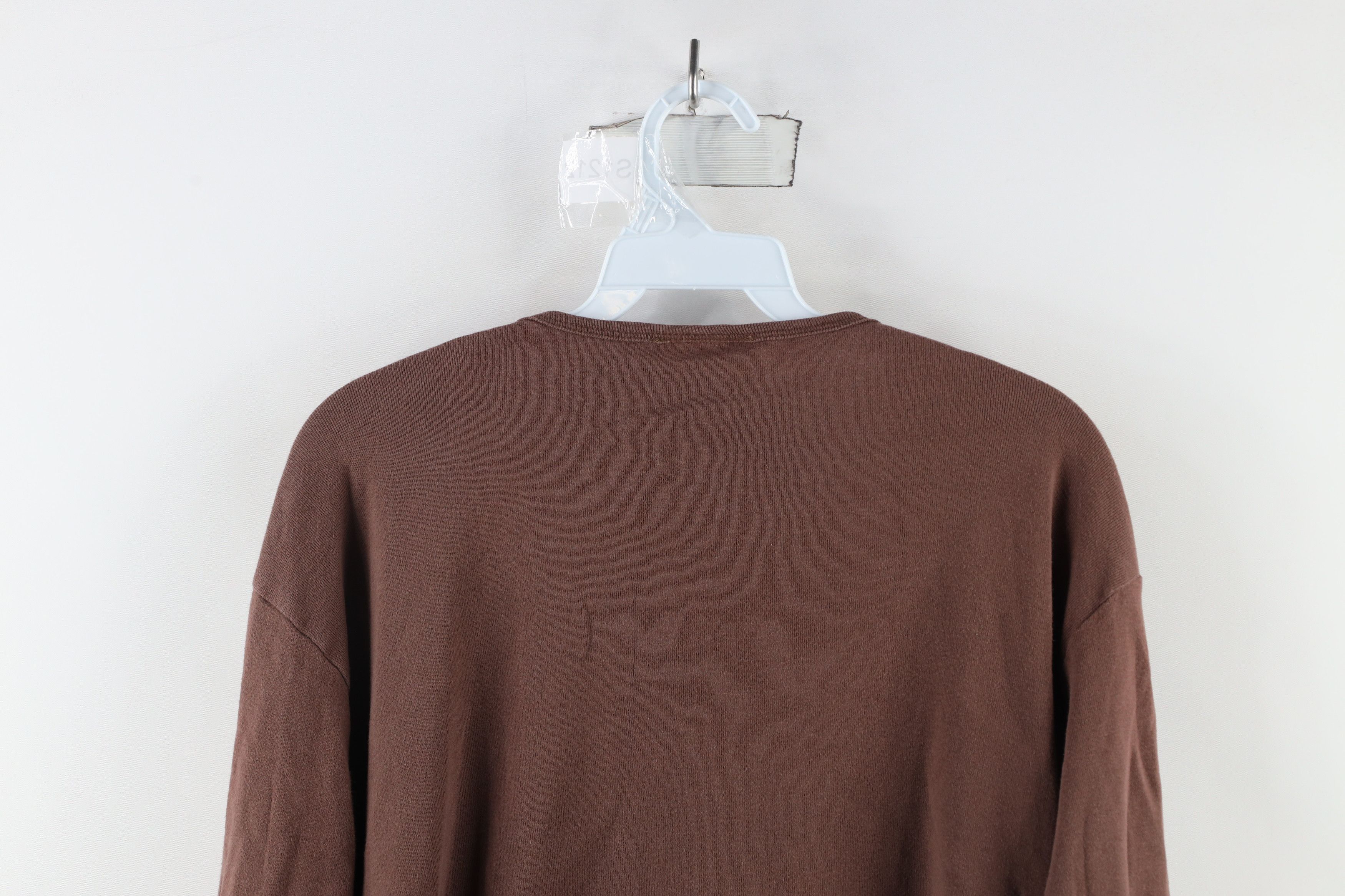 Vintage Vintage 90s Streetwear Nature 3/4 Sleeve Ribbed T-Shirt Size XXL / US 16-18 / IT 52-54 - 12 Thumbnail