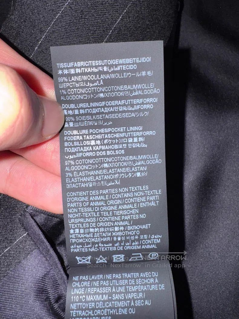 Saint Laurent Paris Saint Laurent Paris Double-breasted Men's Suit Jacket Size US M / EU 48-50 / 2 - 6 Thumbnail