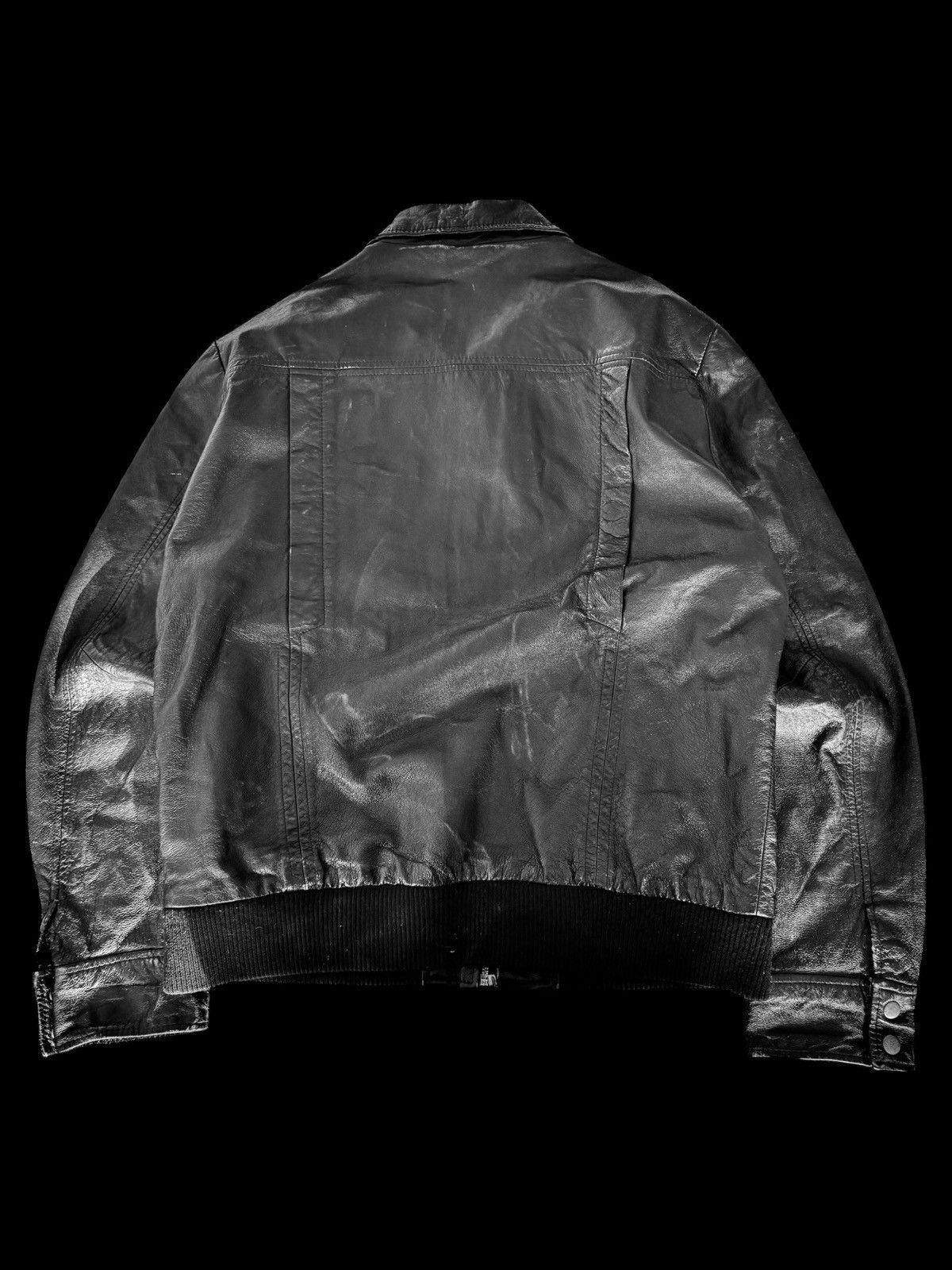 Other Vintage leather jacket bomber H&M Size US XL / EU 56 / 4 - 2 Thumbnail
