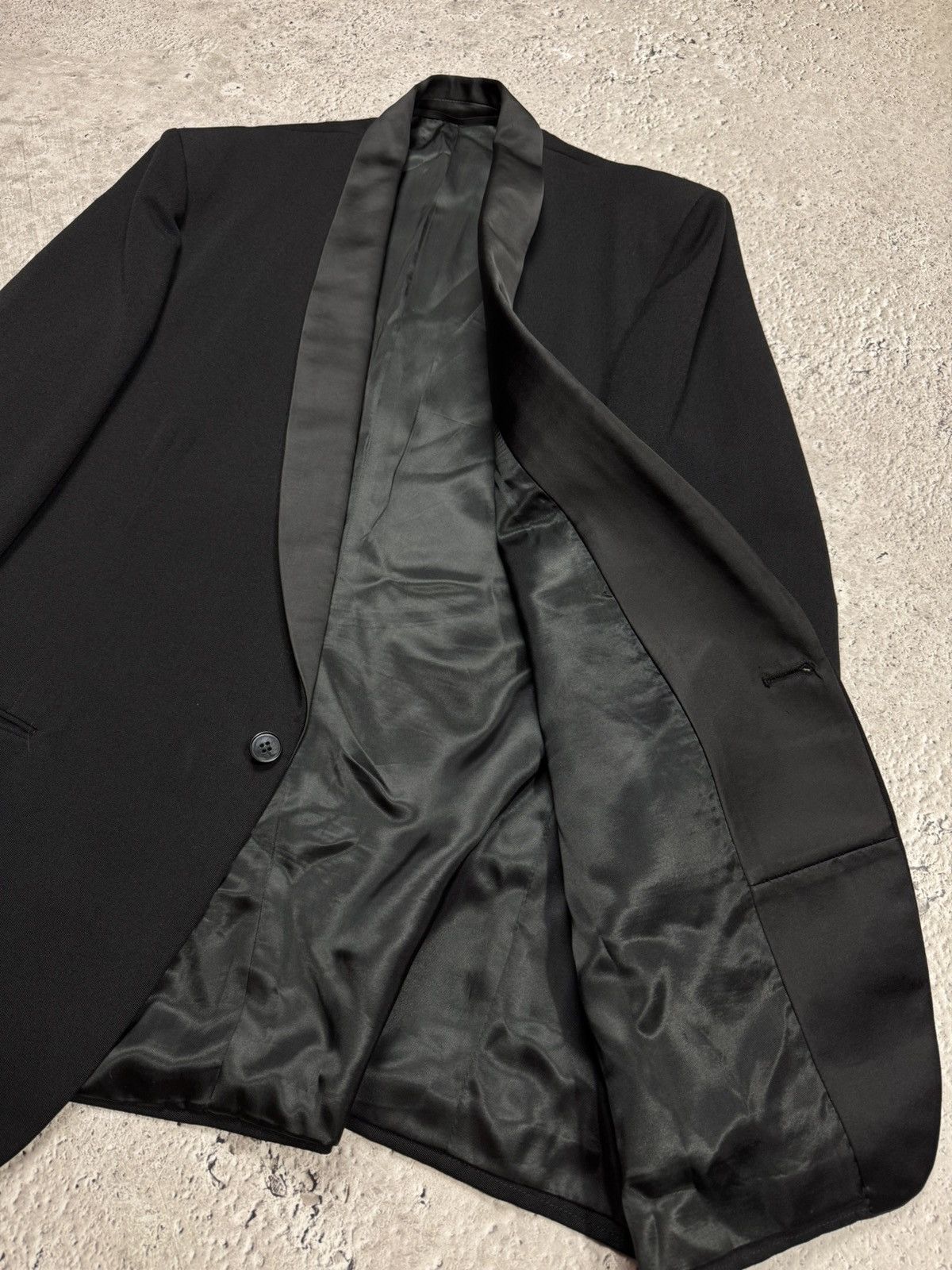 Other Burton Vintage Burton Tuxedo Blazer Satin Shawl Collar 52 Size US L / EU 52-54 / 3 - 5 Thumbnail