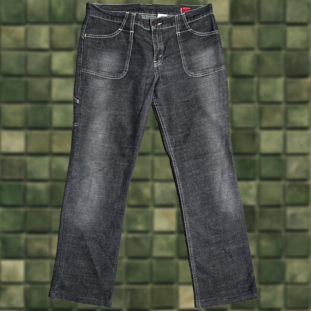 Levi's VINTAGE Levi’s Jeans Womens Bootcut Gray Dark Wash 9 Regular 32in Inseam 29in Denim Zip Mens Womens Girls? Size 30" / US 8 / IT 44 - 1 Thumbnail