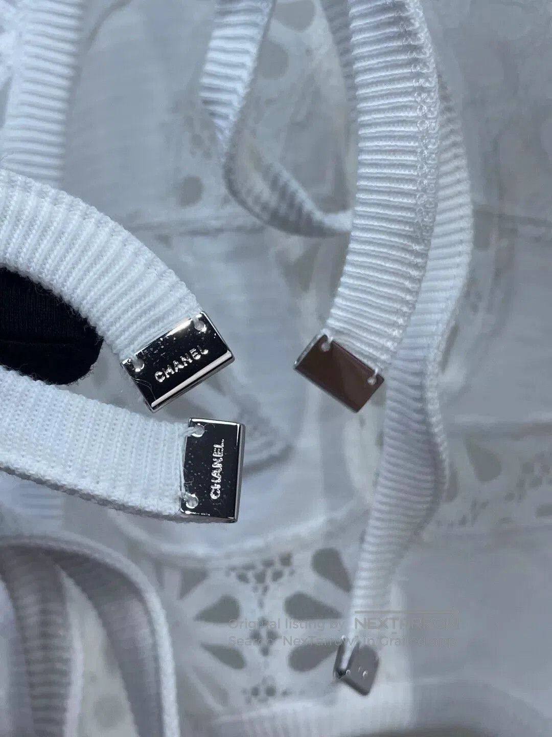 Chanel Chanel 25C White Cutout Logo Top. Size US S / EU 44-46 / 1 - 3 Thumbnail