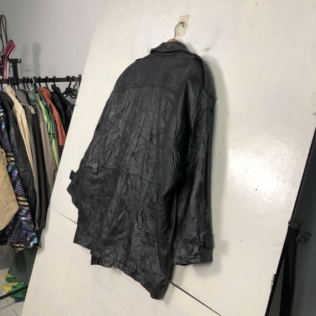 Pelle Pelle 📌Vintage Biker Leather Jacket Gullit Men Issey Miyake Size US M / EU 48-50 / 2 - 12 Thumbnail