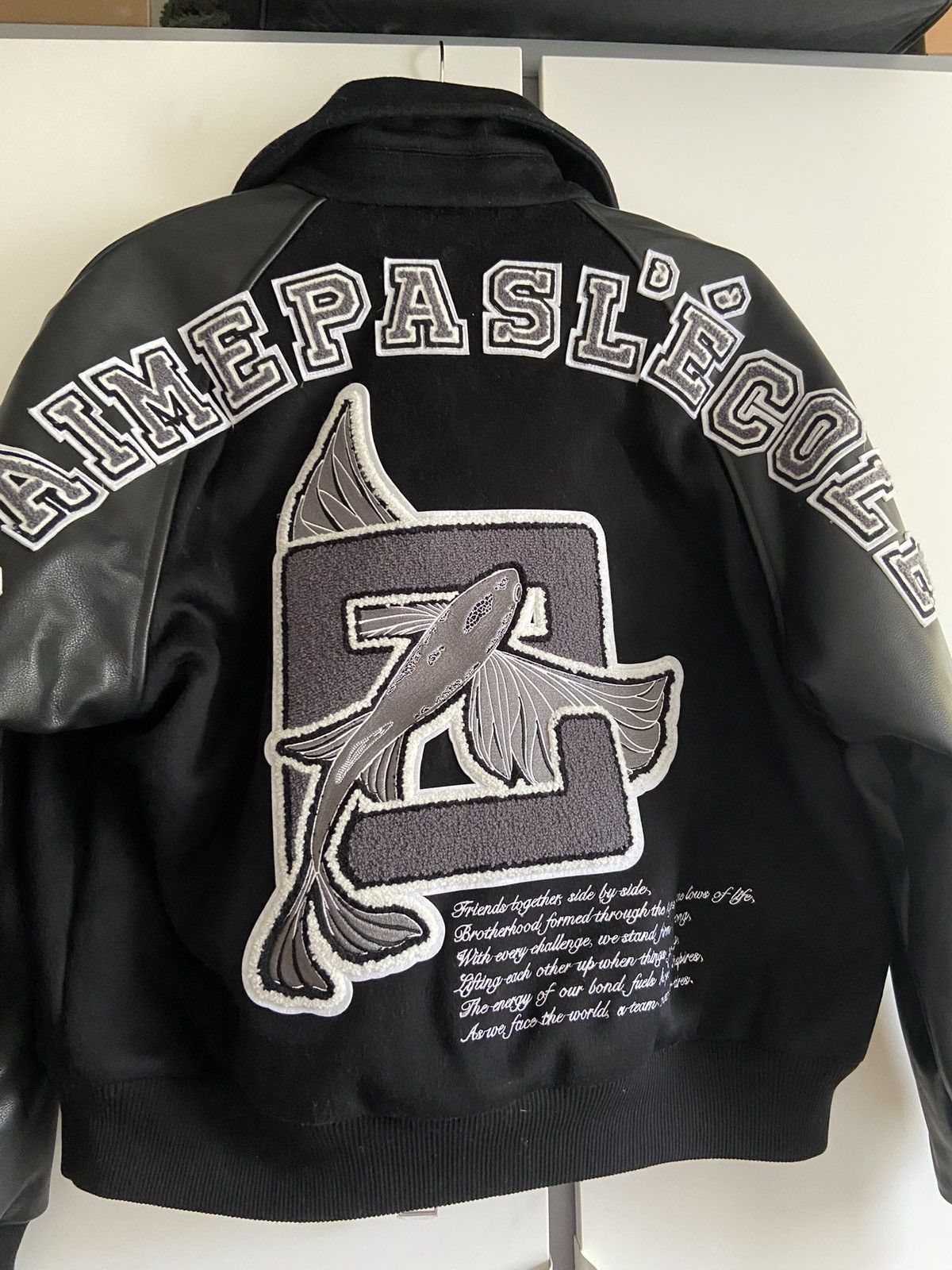 Pieces Uniques Pièces Uniques Dylan Varsity Jacket Size US L / EU 52-54 / 3 - 3 Thumbnail