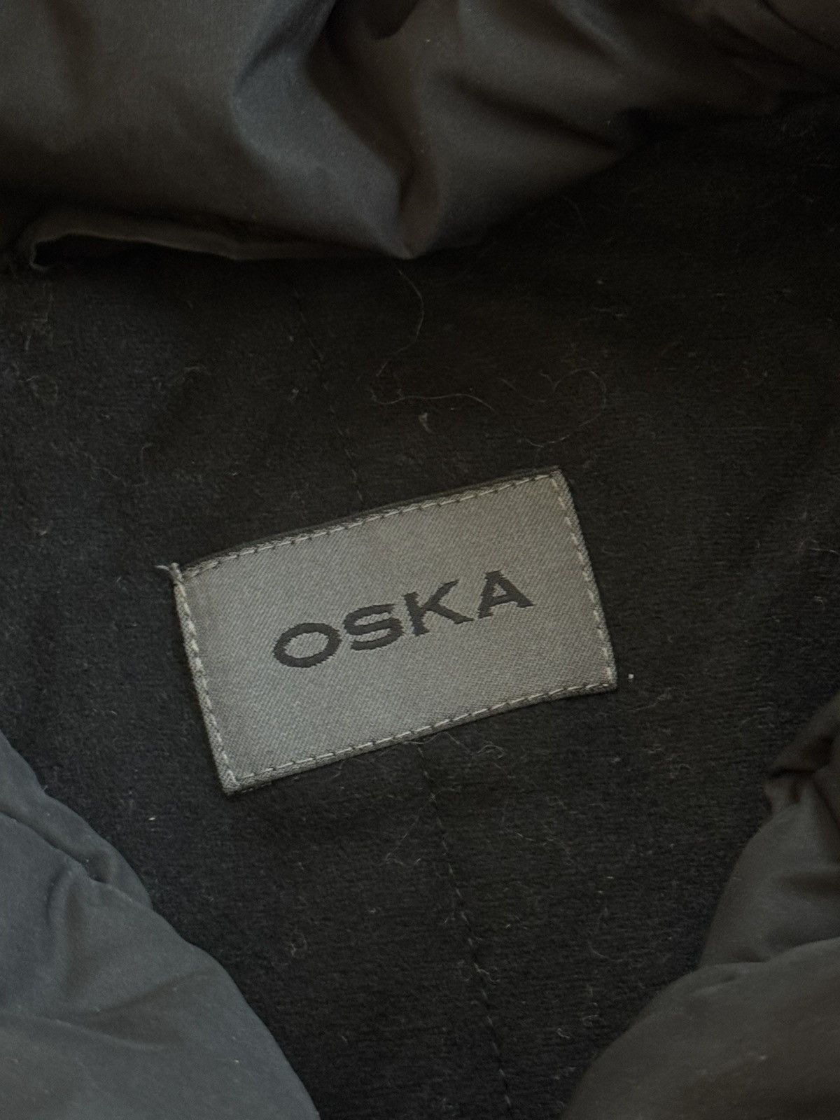 OSKA Oska 1size black jacket hooded coat zip avantgarde relaxed Size S / US 4 / IT 40 - 5 Thumbnail