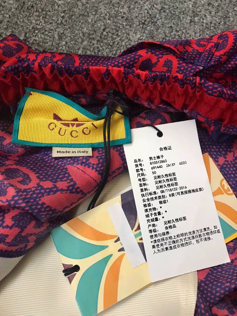 Gucci Gucci Adidas Collaboration Printed Shorts-2505 Size US 44 / EU 60 - 3 Thumbnail
