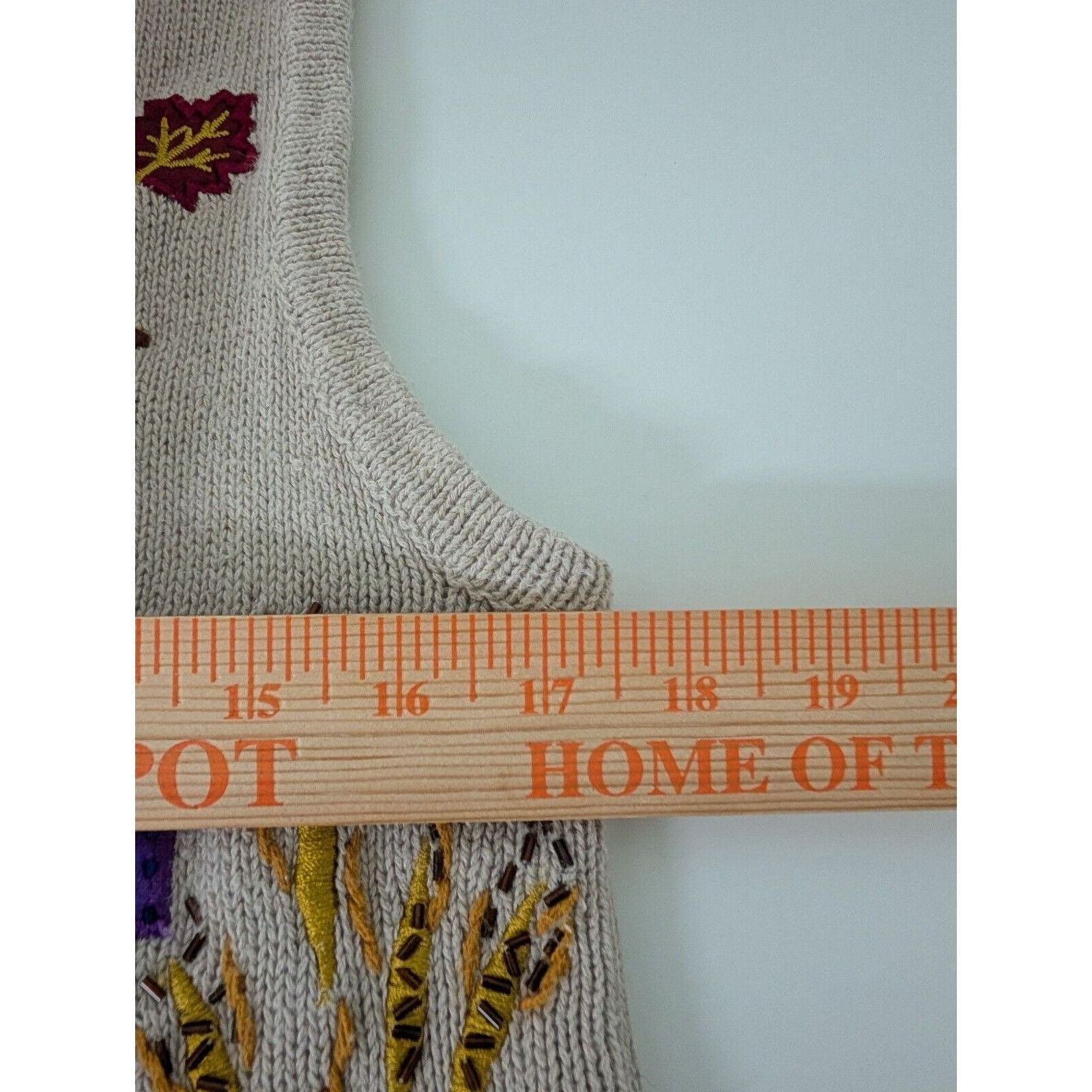 Designer Vintage Fall Scarecrow Sweater Vest Womens Size Small Beige Size S / US 4 / IT 40 - 12 Thumbnail