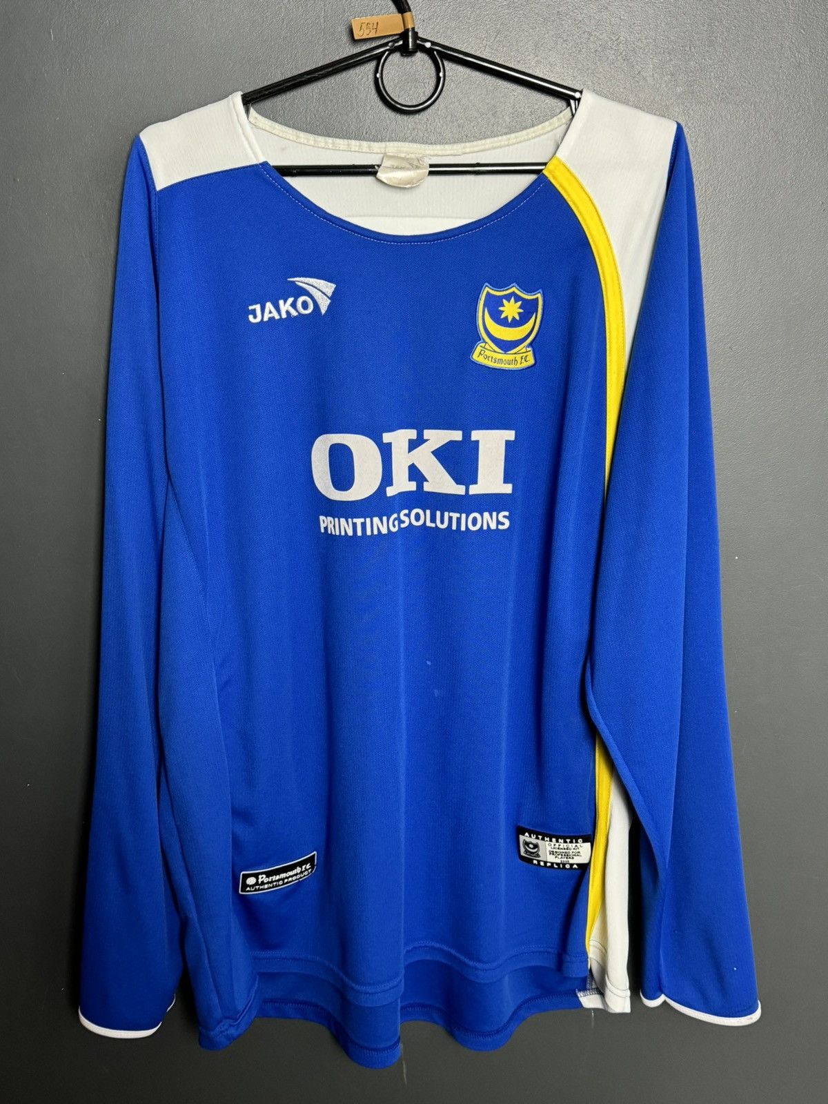 Other Portsmouth 05/06 Home Football Long Sleeve Jersey Size US XL / EU 56 / 4 - 1 Thumbnail
