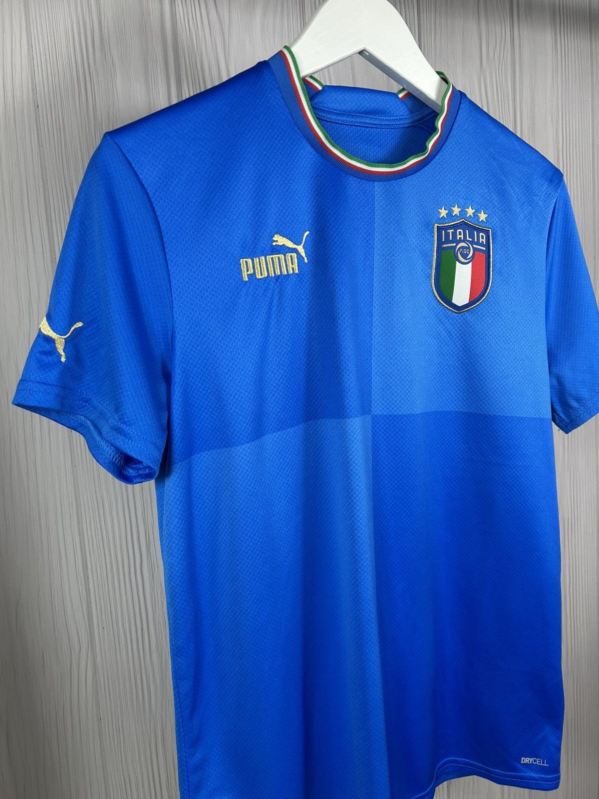 Puma Italy 2022/23 Home Jersey Boys XL 15-16Y 176cm Puma T-Shirt Size US XL / EU 56 / 4 - 2 Thumbnail
