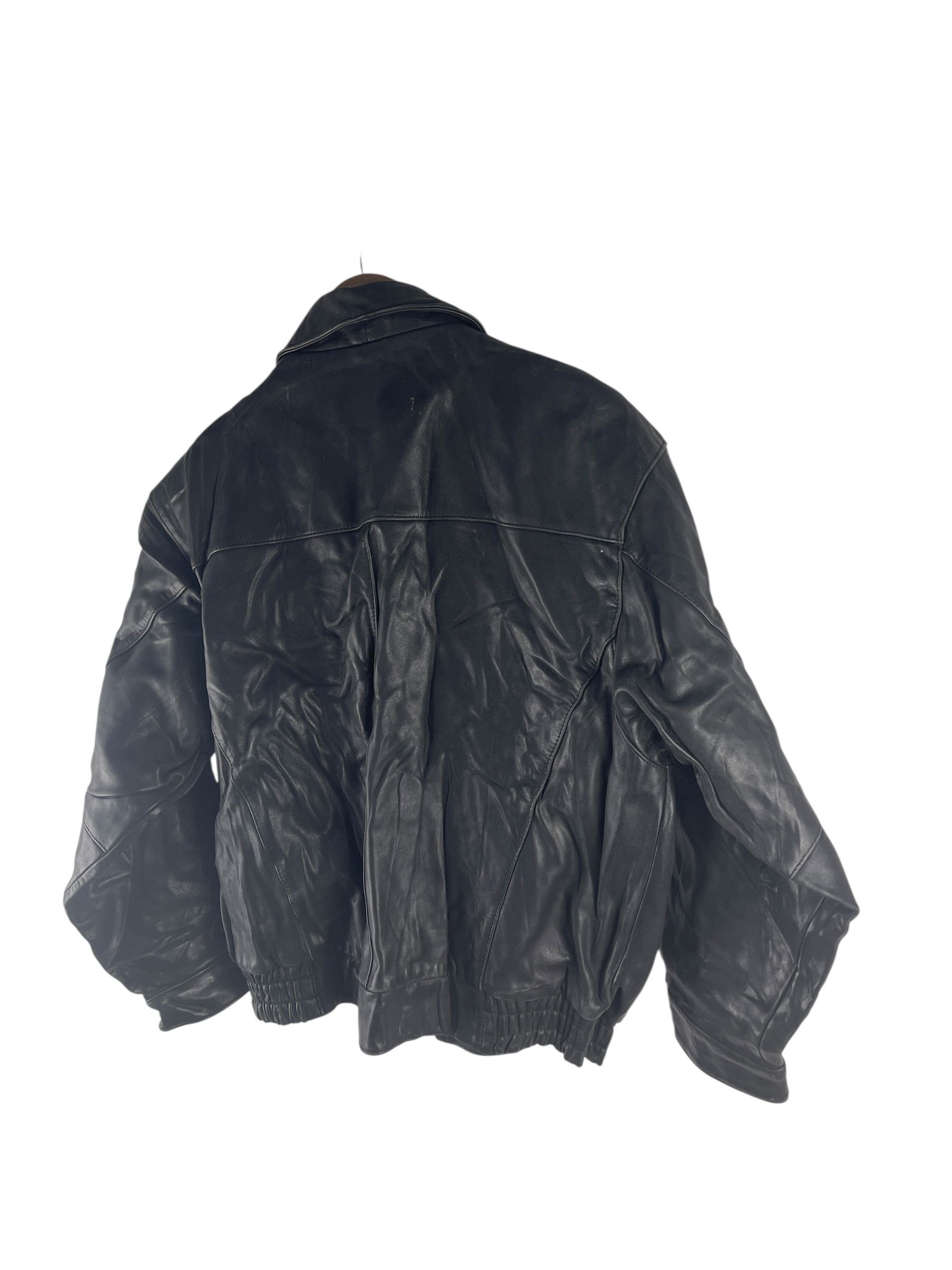 Harley Davidson Vintage Harley-Davidson Leather Bomber Jacket Size M / US 6-8 / IT 42-44 - 6 Thumbnail